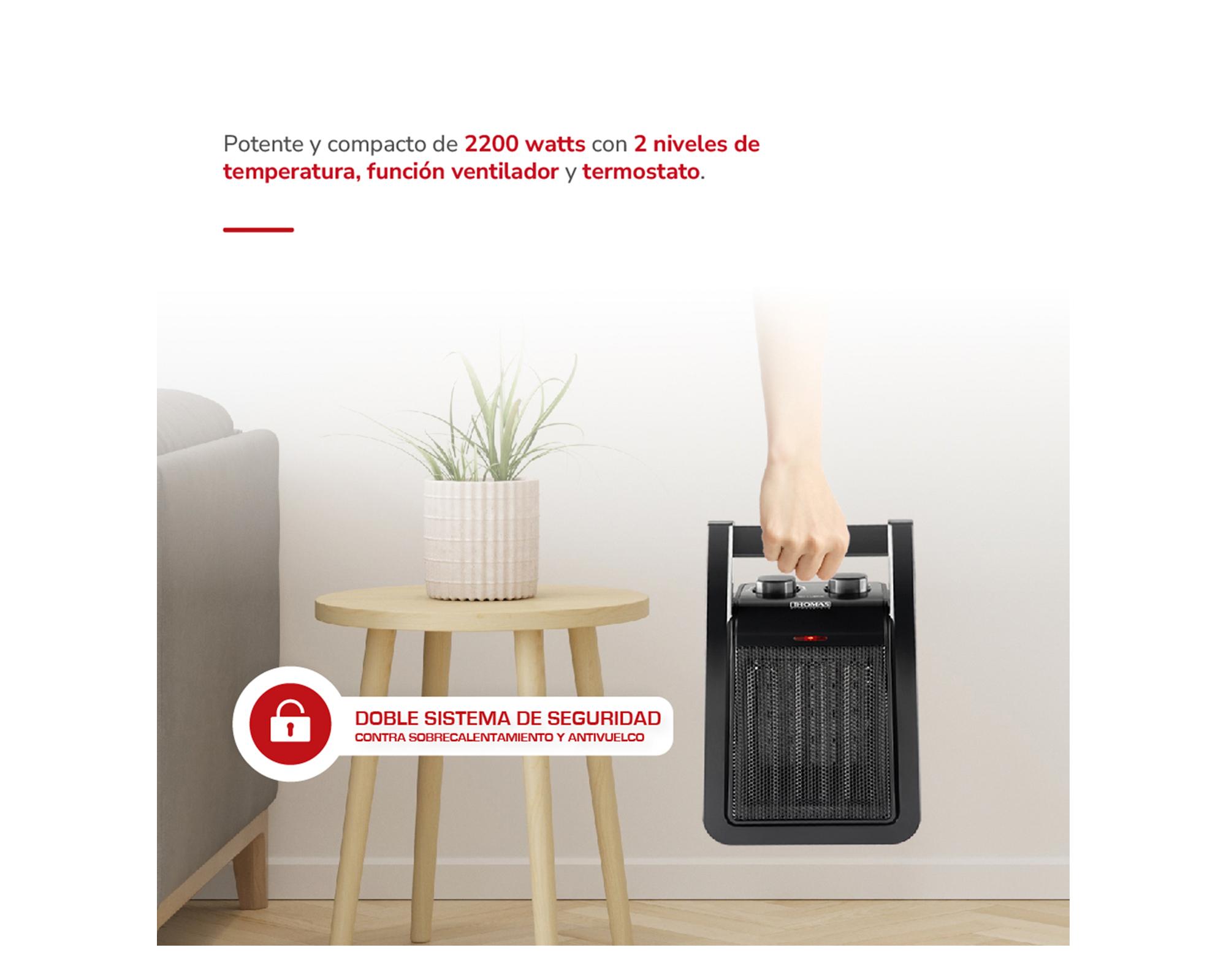 Termo ventilador cerámico TH-CH38 2200W-3