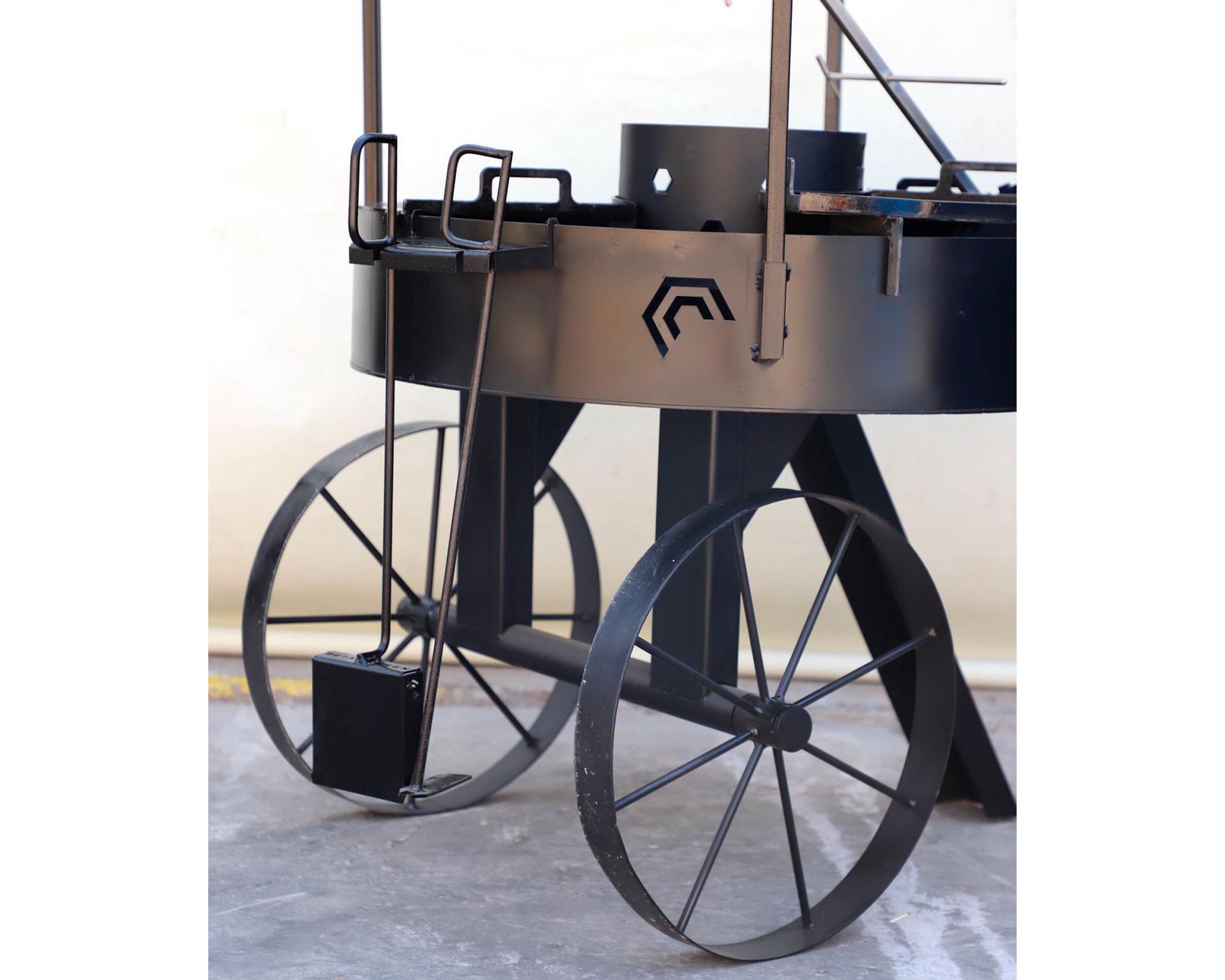 Parrilla a carbón La Relinda negro-1