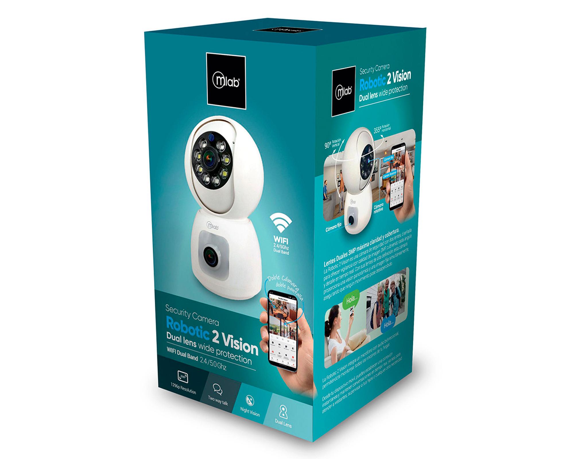 Cámara de seguridad PTZ Robotic 2 Vision Wifi Dual-Band 9418-4