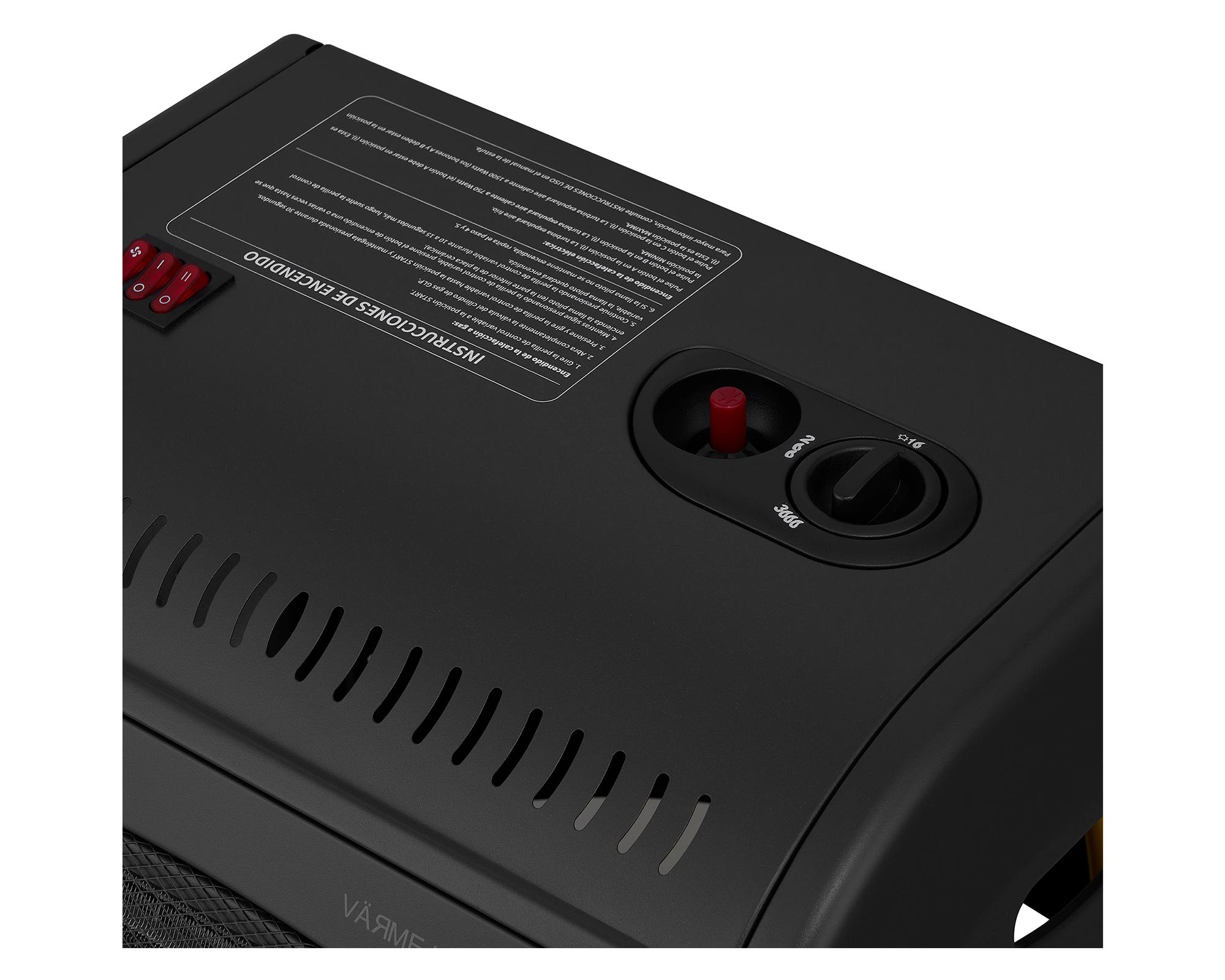 Estufa a gas VäЯme Hybrid black 4.2 kW-2