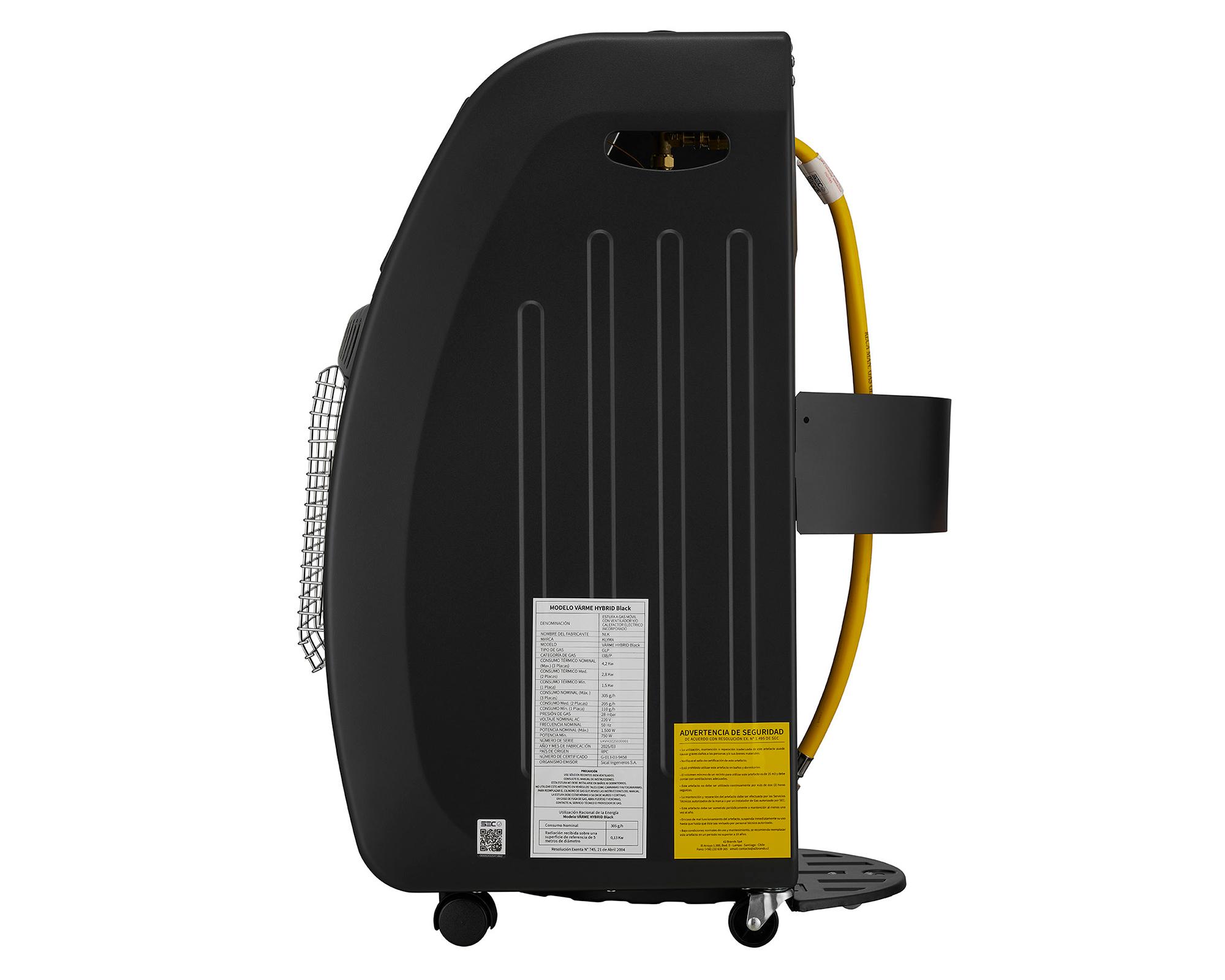 Estufa a gas VäЯme Hybrid black 4.2 kW-1