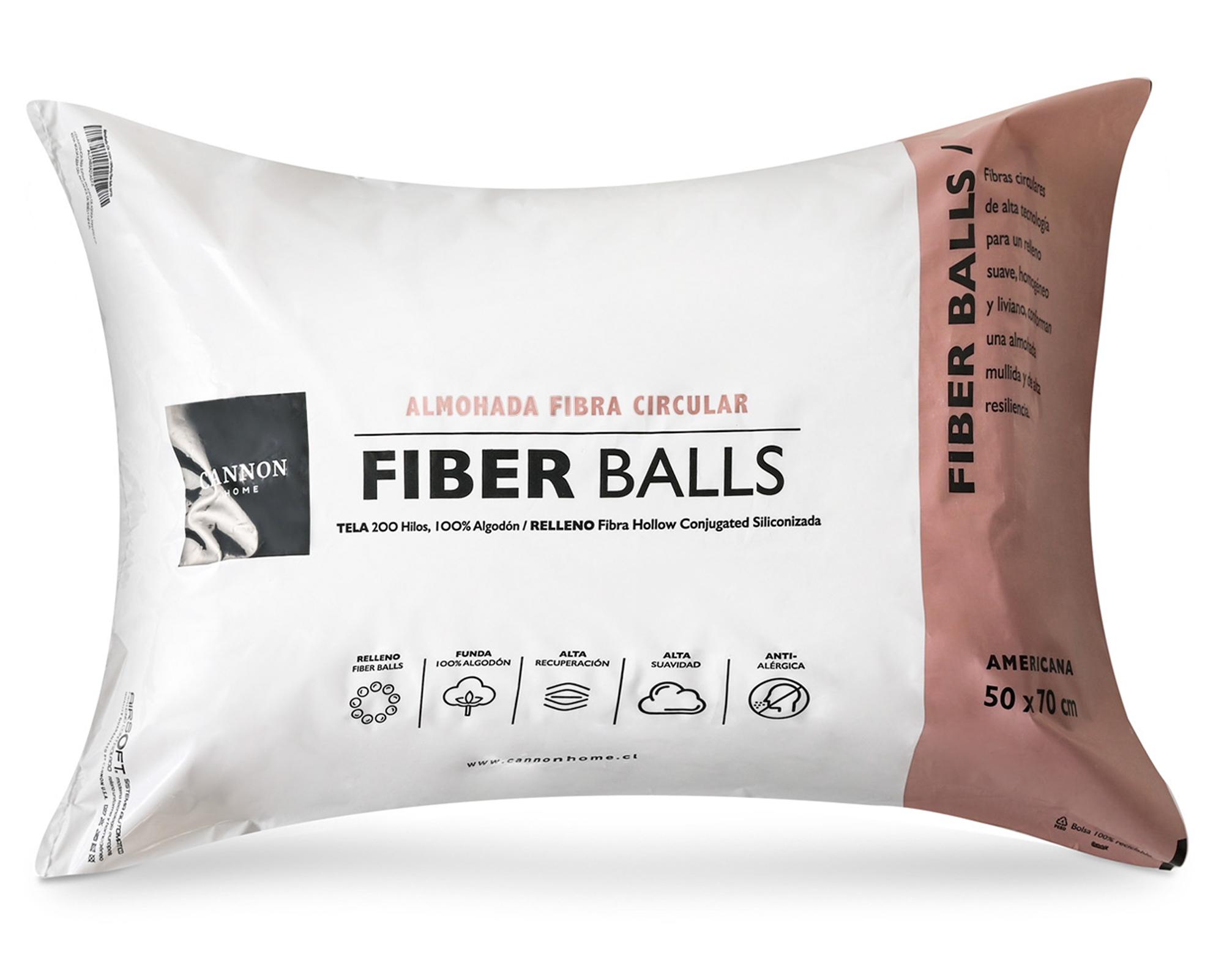 Almohada Fiber ball blanco 50x70 cm 2 un.-3