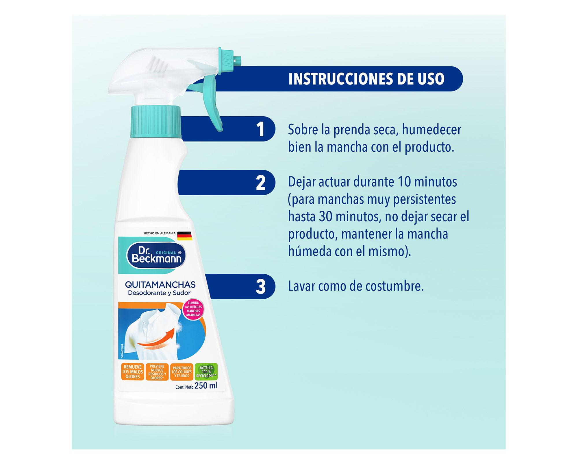 Quitamanchas Desodorante y sudor 500 ml-4