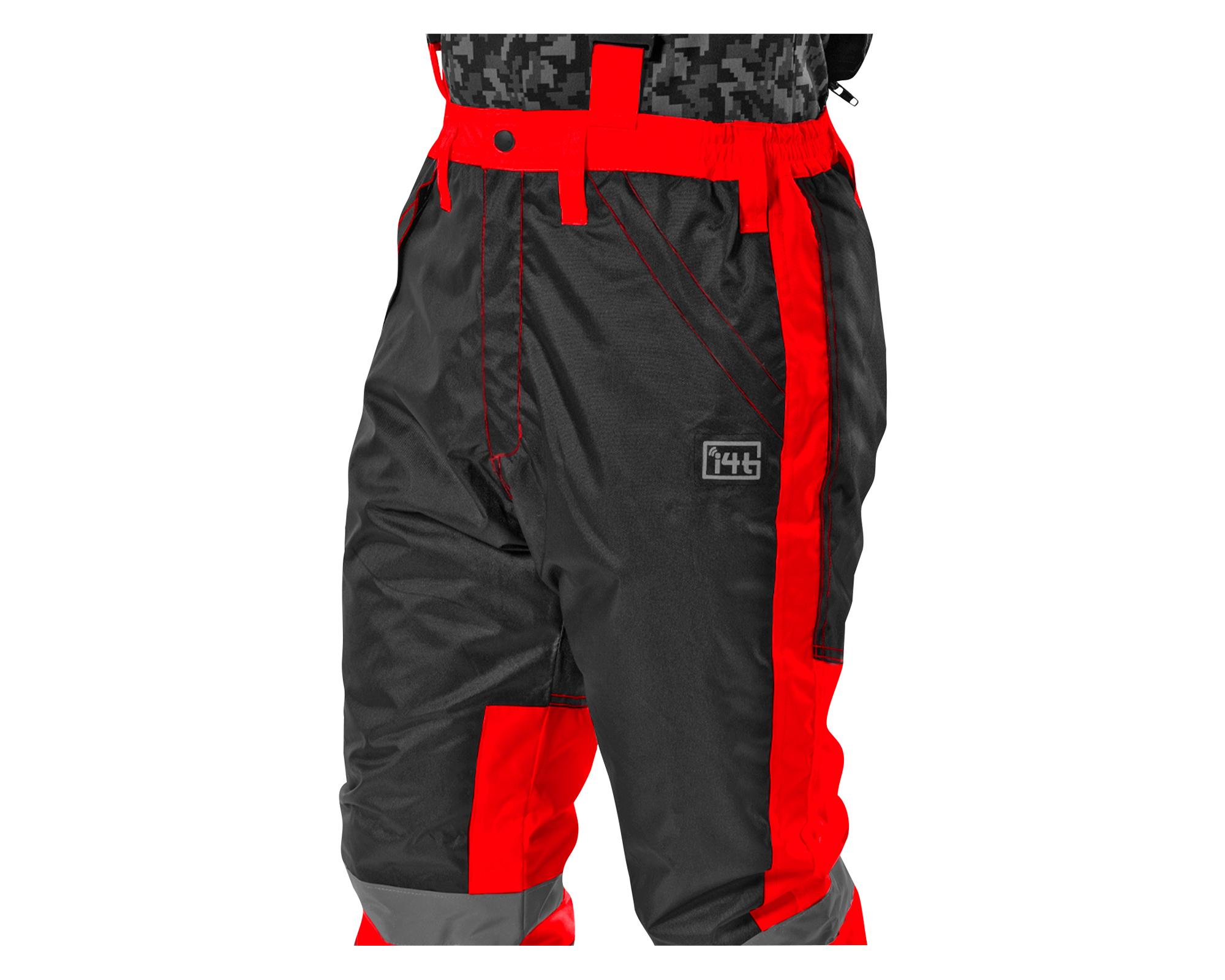 Jardinera reflectiva Siberia L rojo flúor-2