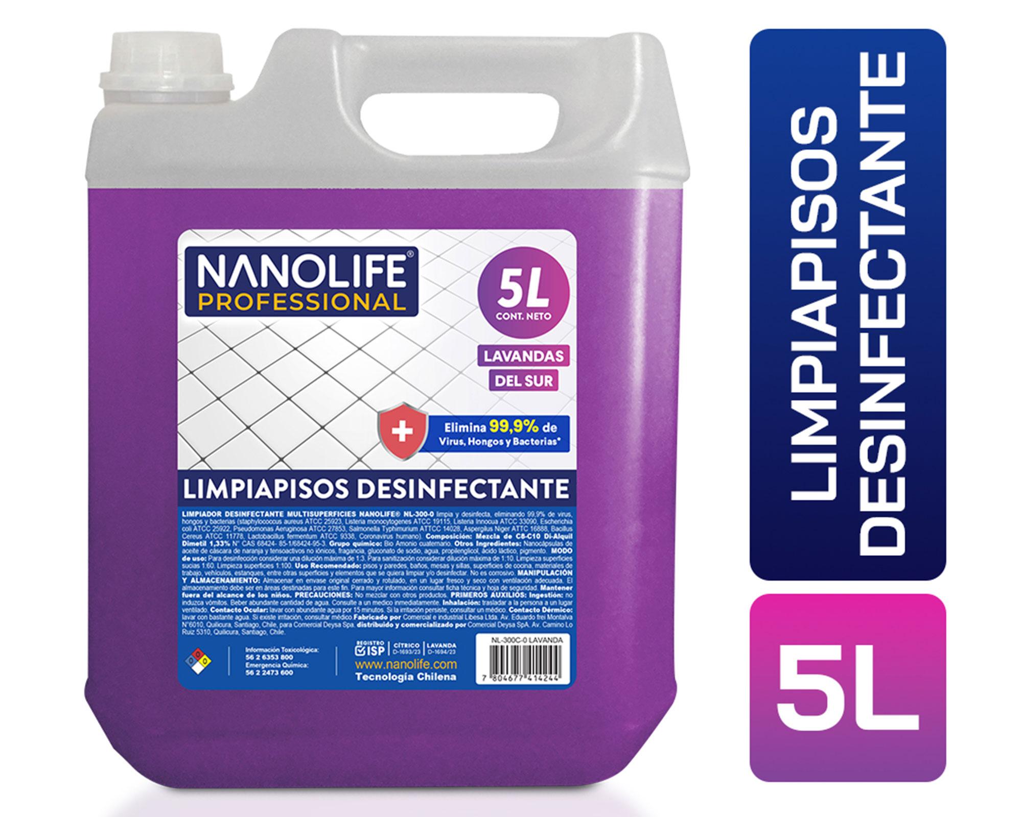 Limpiapisos Desinfectante Lavanda 5L-0