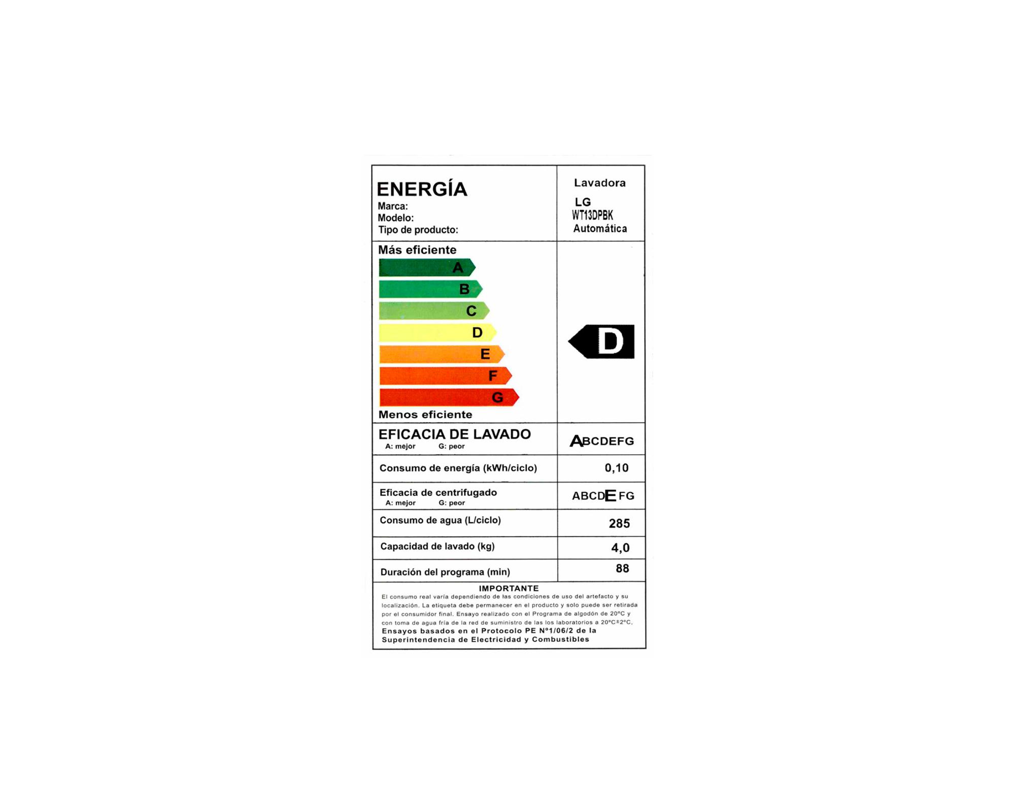 Lavadora WT13WPBPK carga superior 13 kg blanco-4