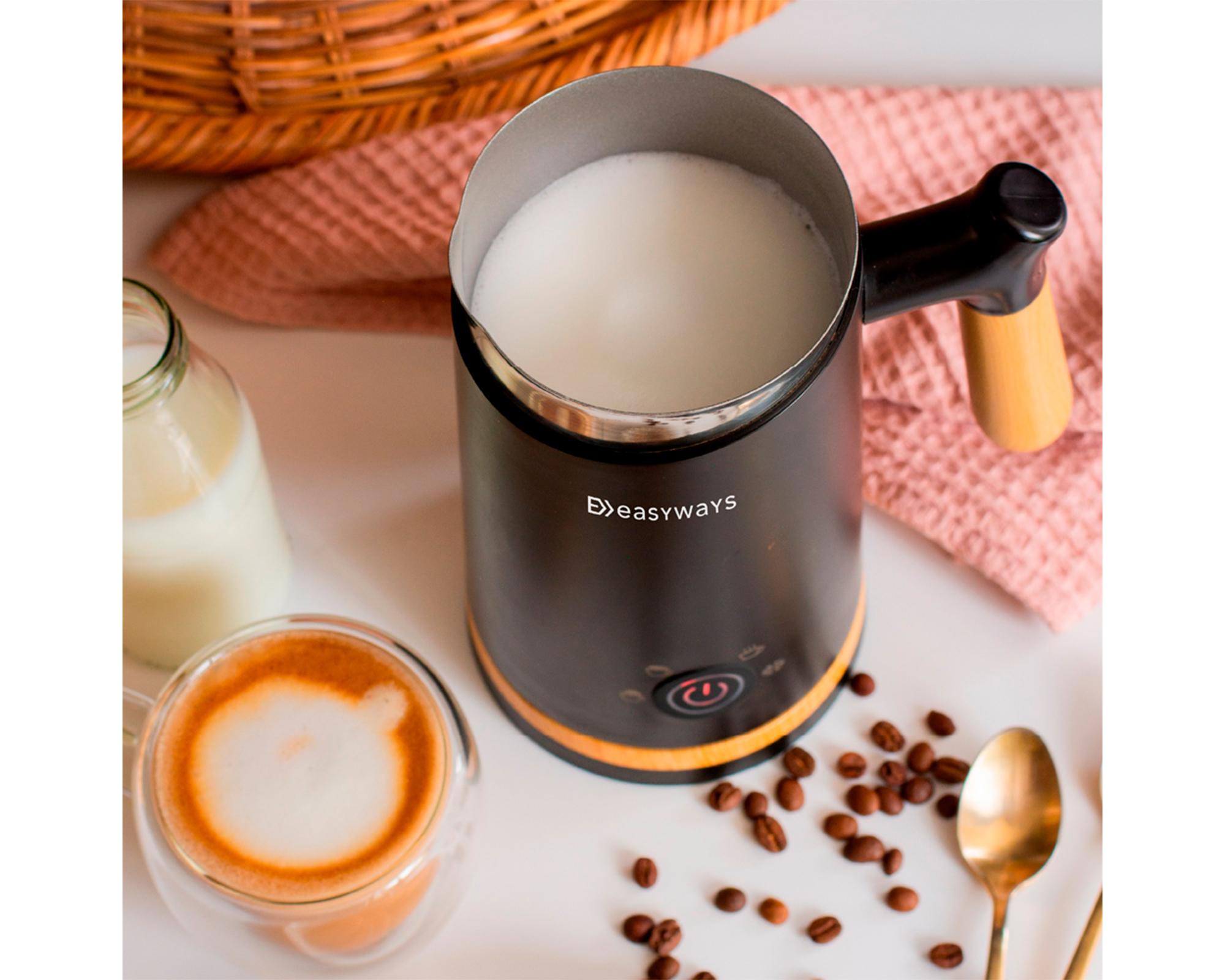 Espumador Milano milk pro negro 300 ml-4