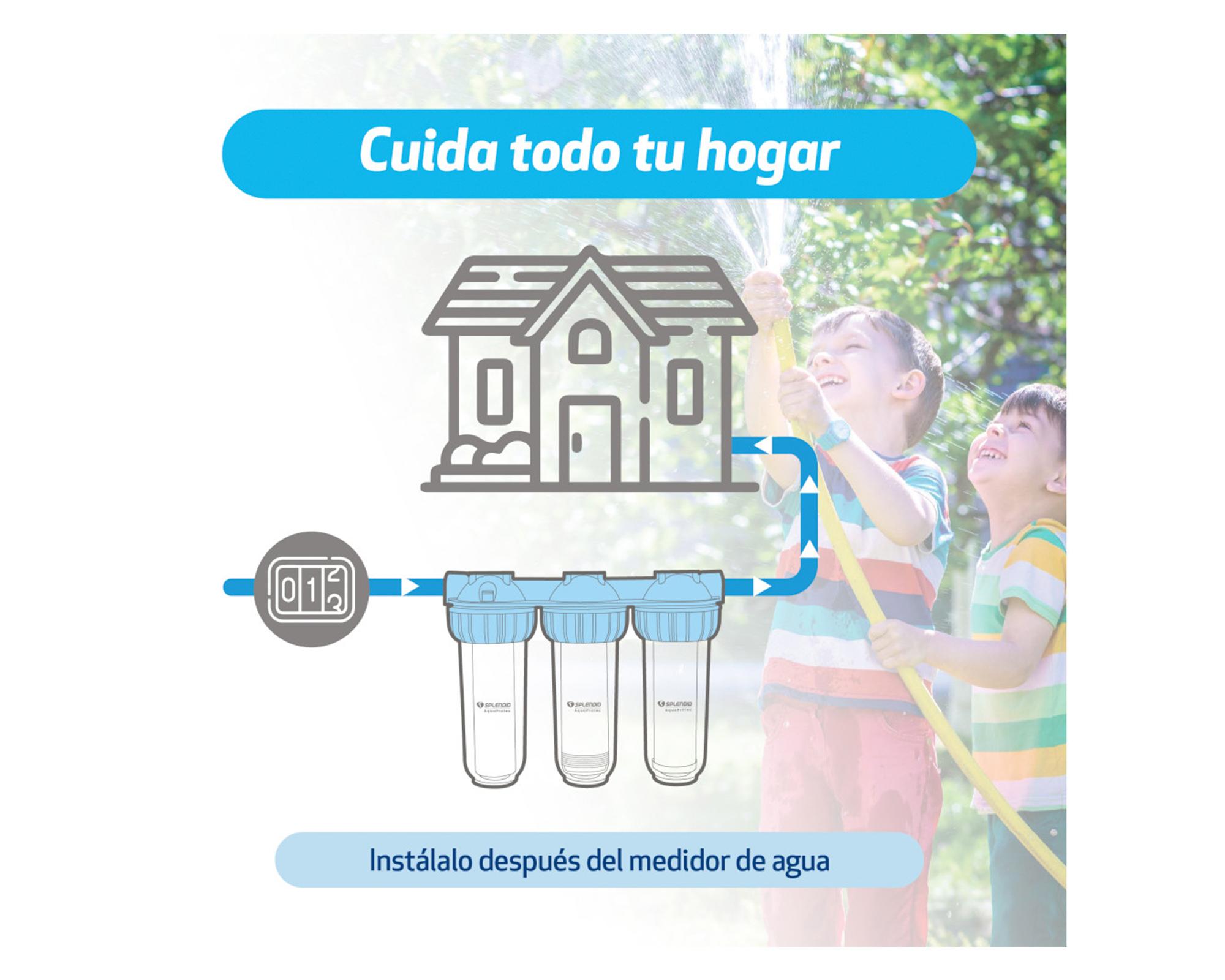 Filtro Triple antisarro + sedimentos + cloro-6