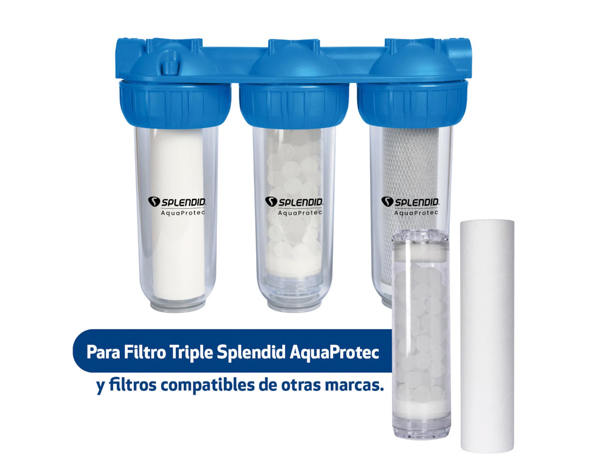 Repuetso filtro triple polipropileno + polifosfato blanco-3