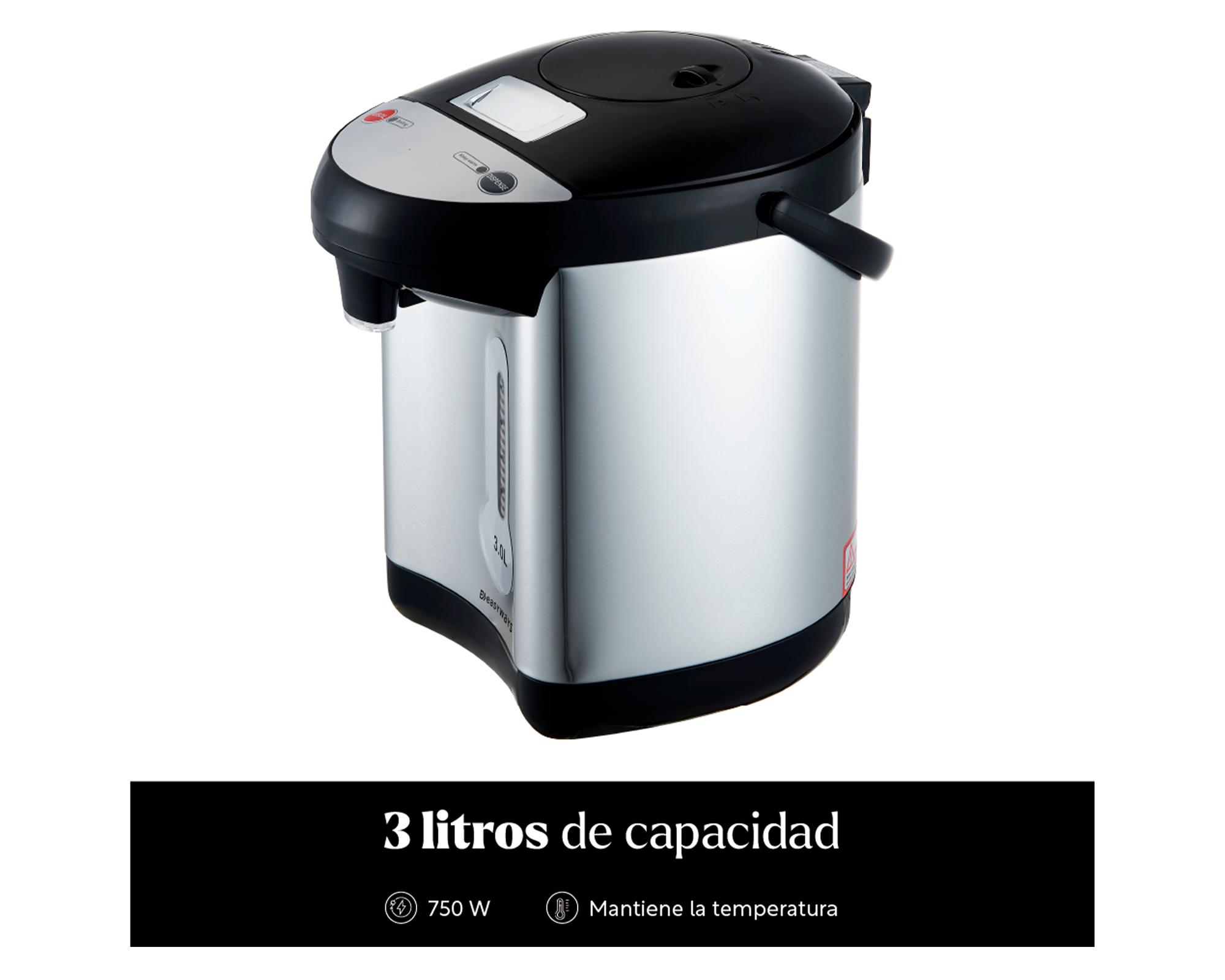 Hervidor termo Heat max silver 3 lt-1
