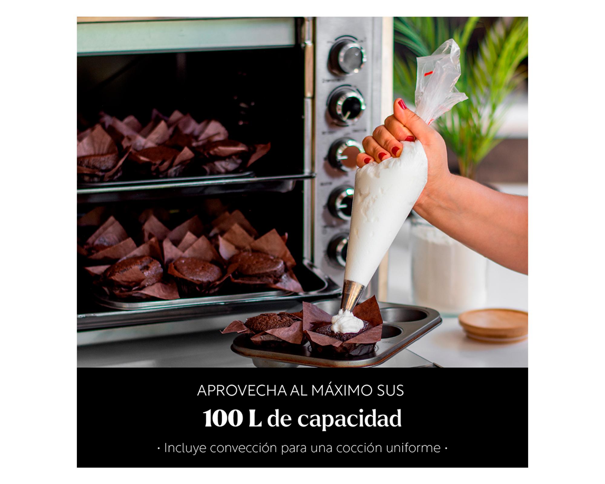 Horno eléctrico EWHM04 silver 100 lt-3