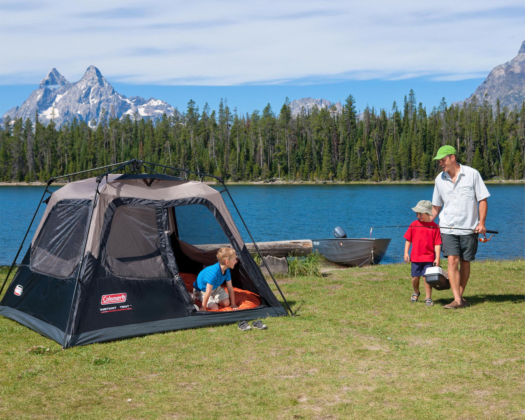 Carpa instantánea Cabin 150x210x240 cm 4 personas-5