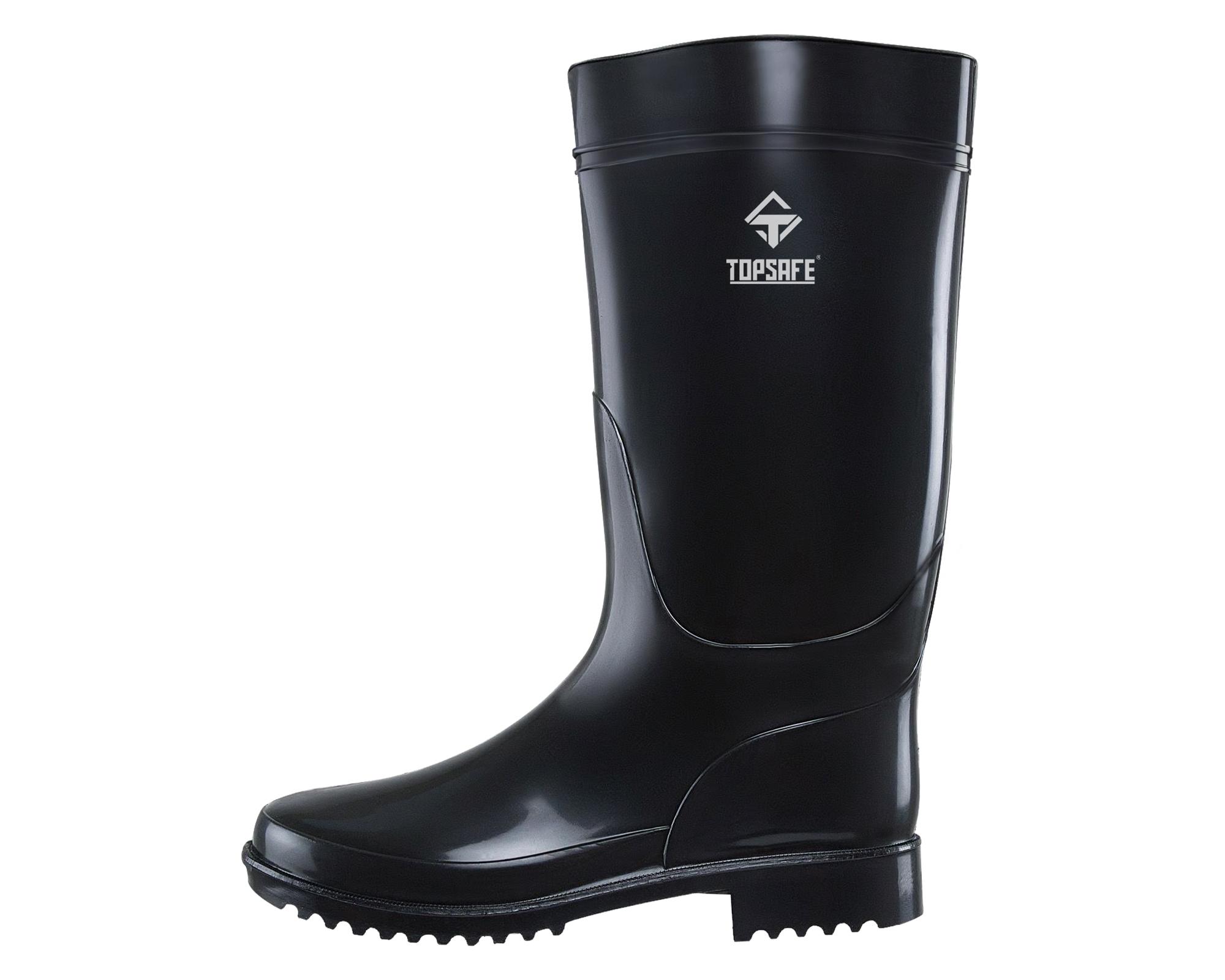 Bota de agua PVC mujer Regina negro-0