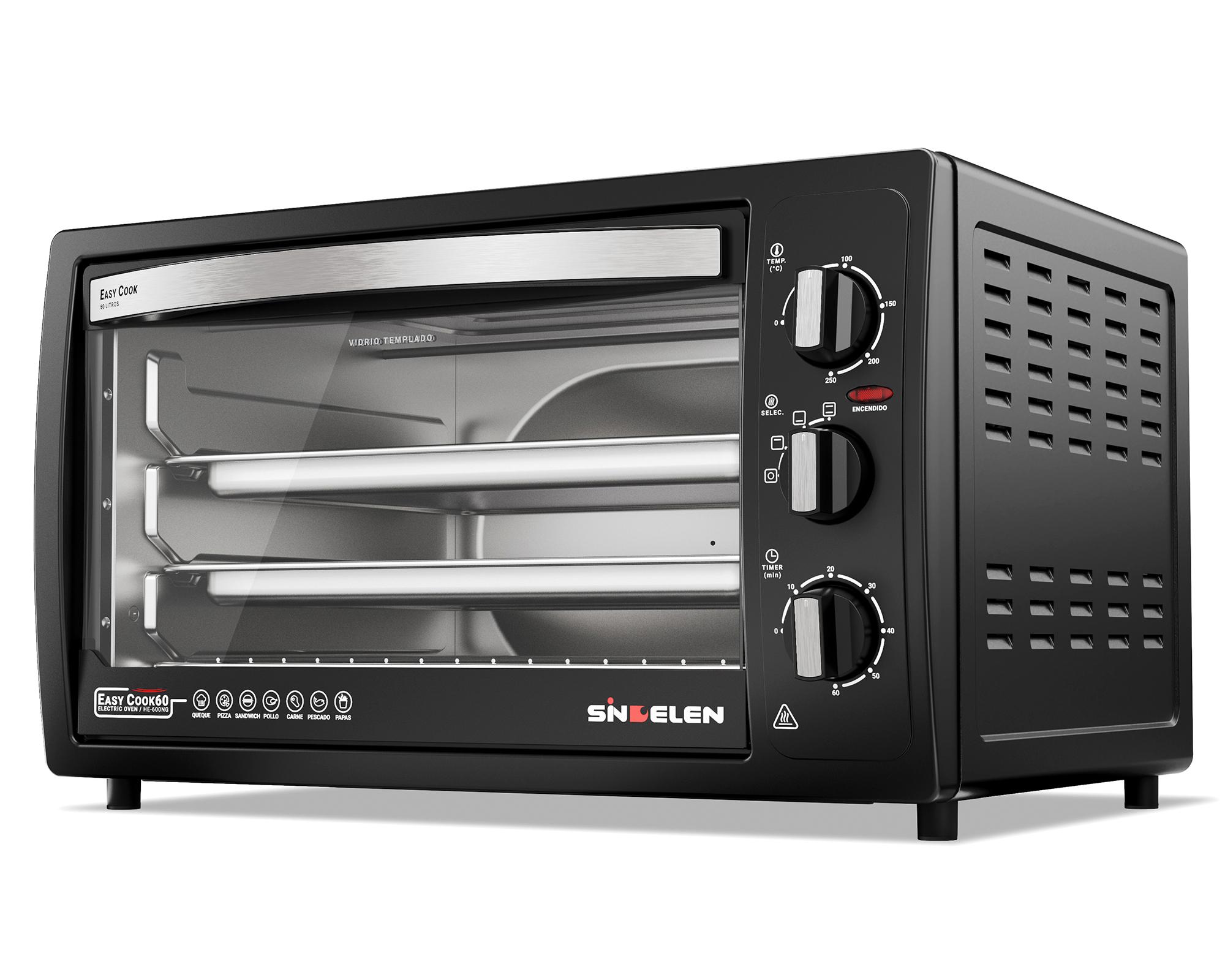 Horno eléctrico HE-600NG negro 60 lt-2