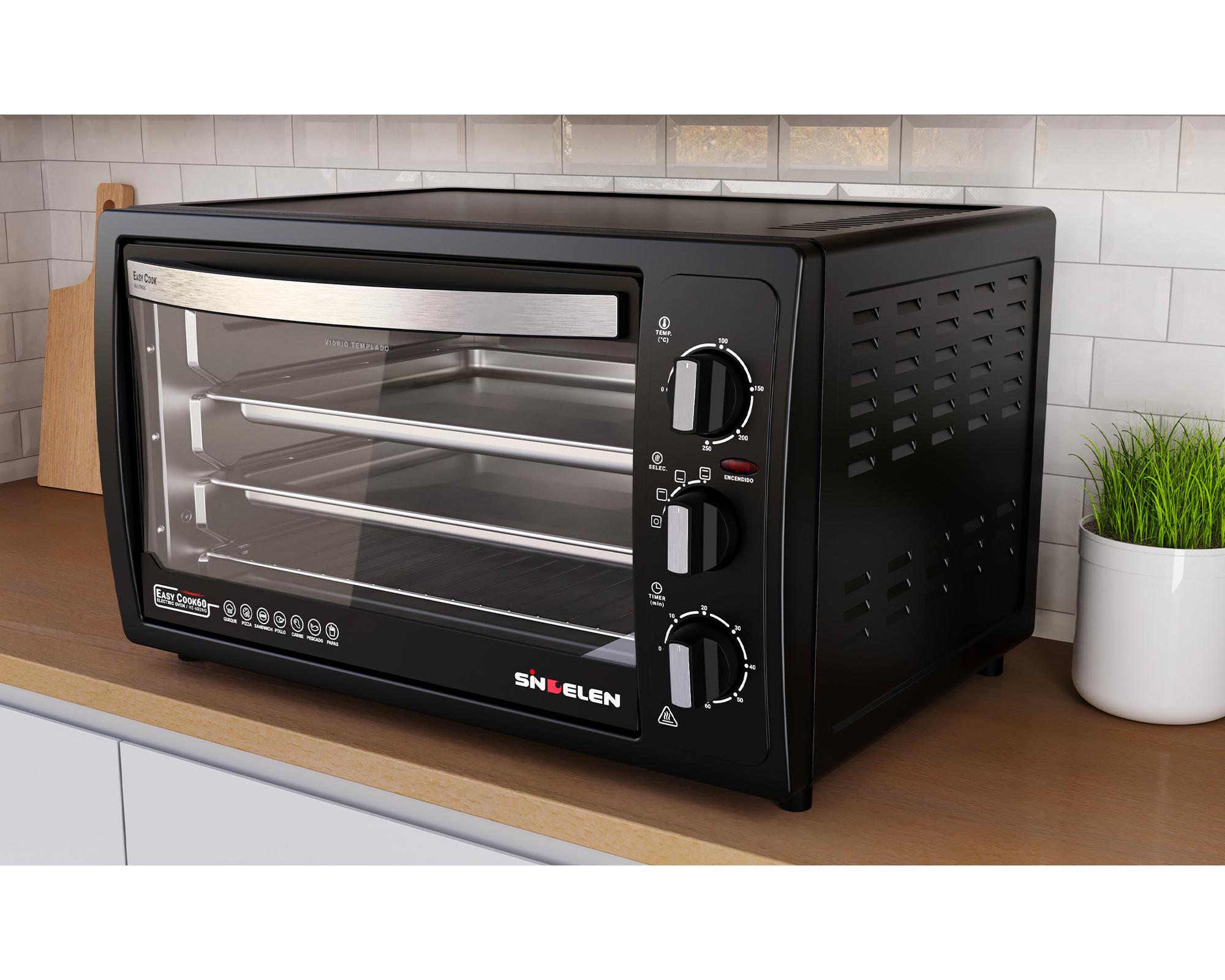 Horno eléctrico HE-600NG negro 60 lt-5