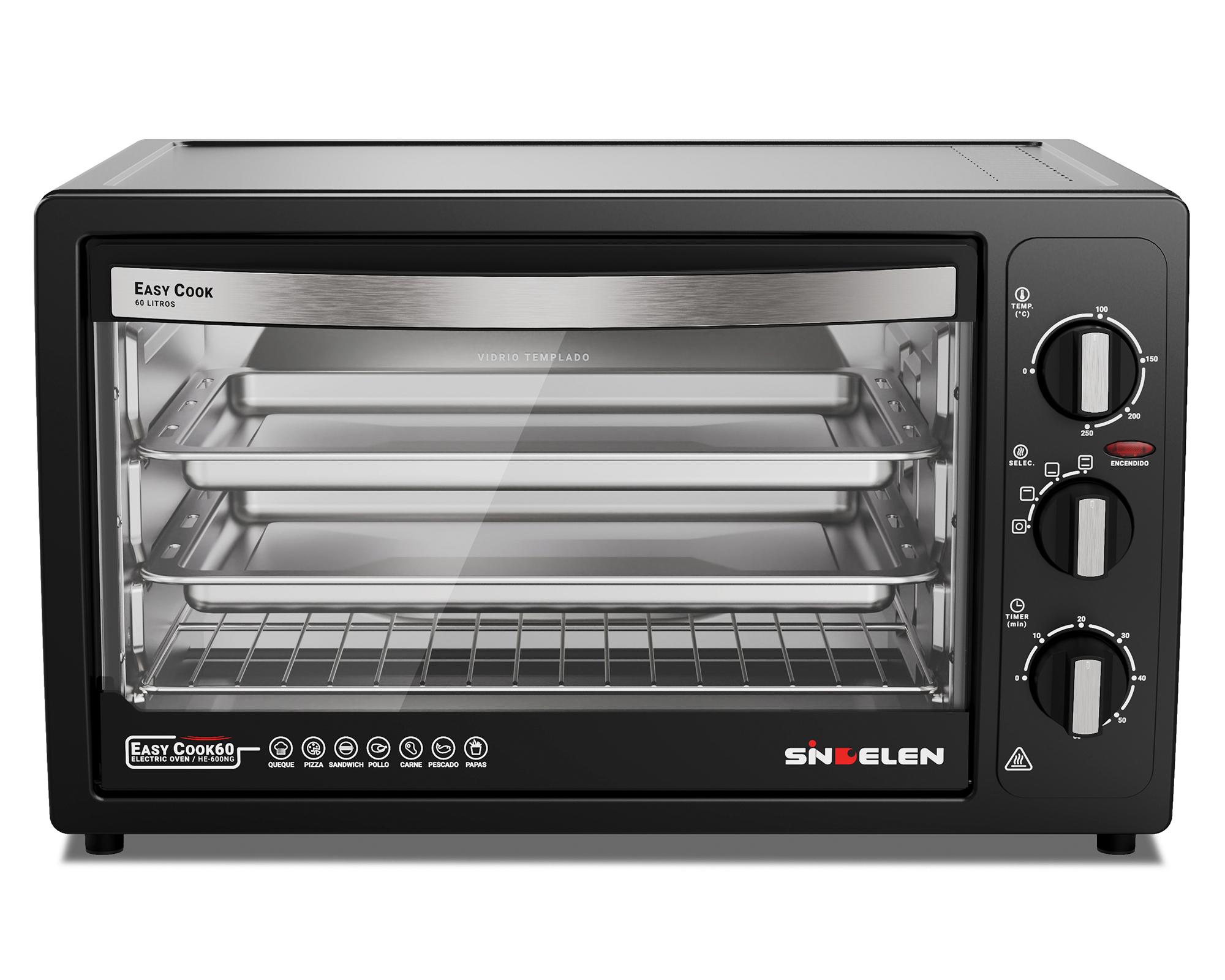 Horno eléctrico HE-600NG negro 60 lt-1