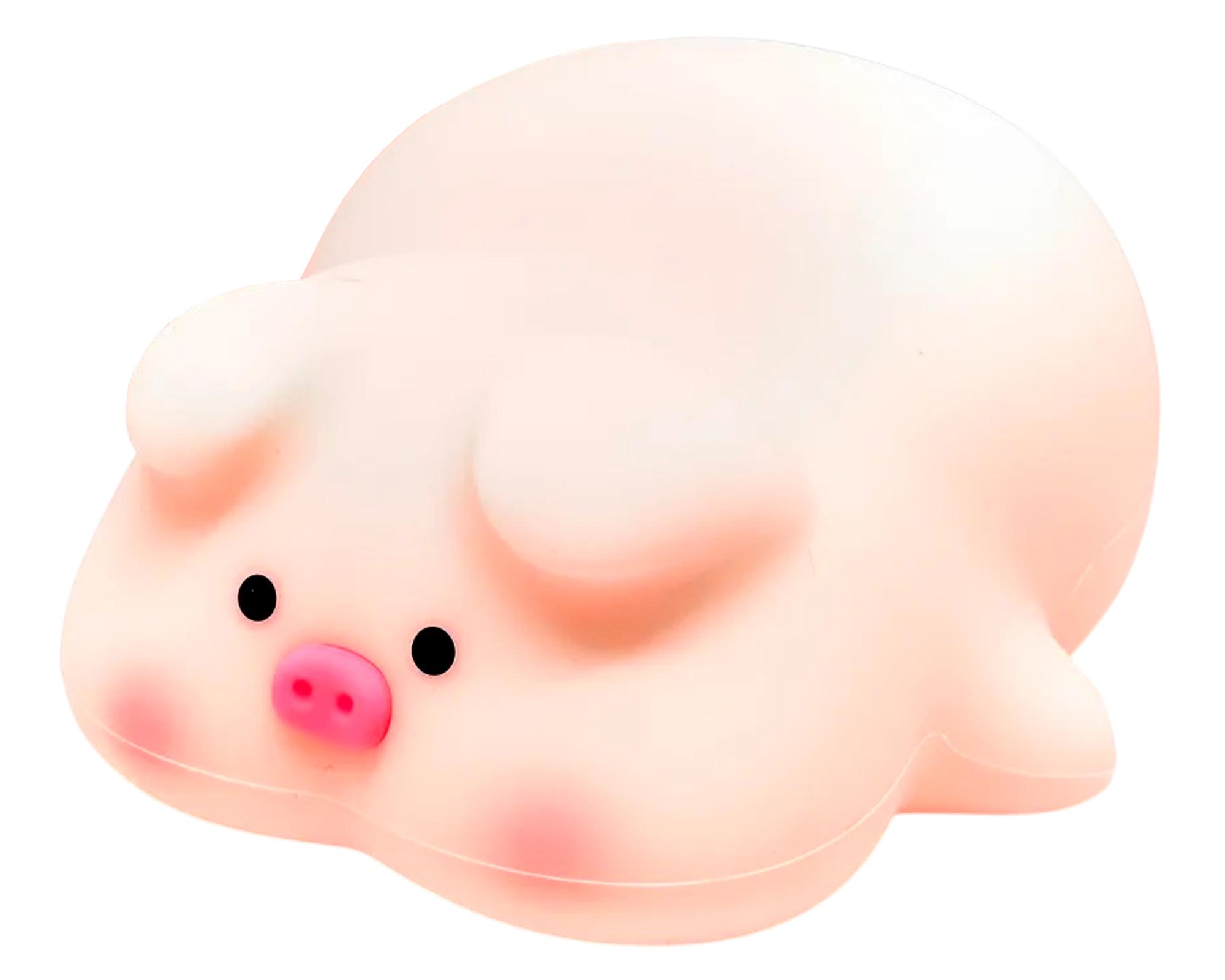 Espantacuco recargable RGB Cerdito rosado-0