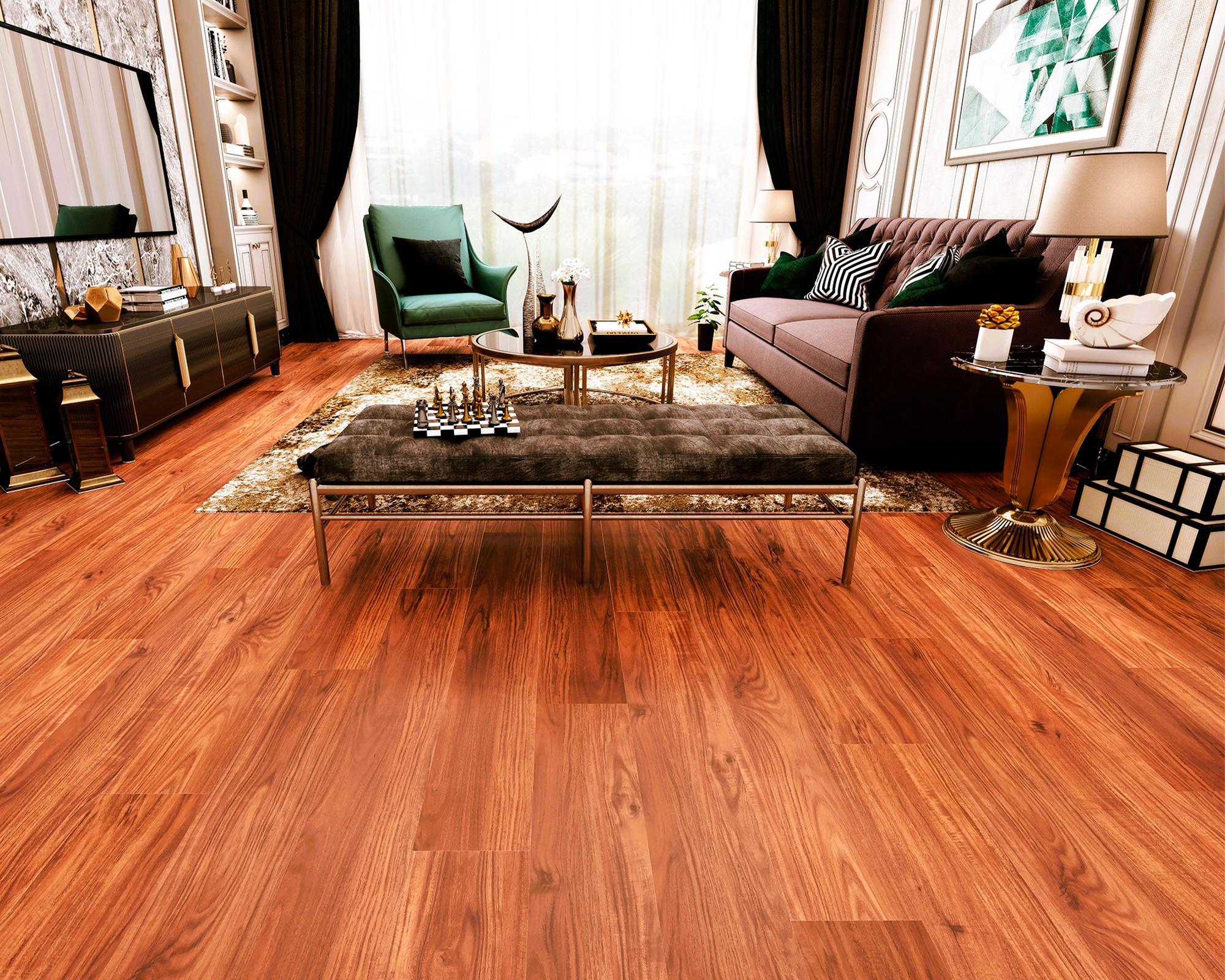 Piso vinílico SPC Kentaro caramelo 5 mm 2.2 m2-2