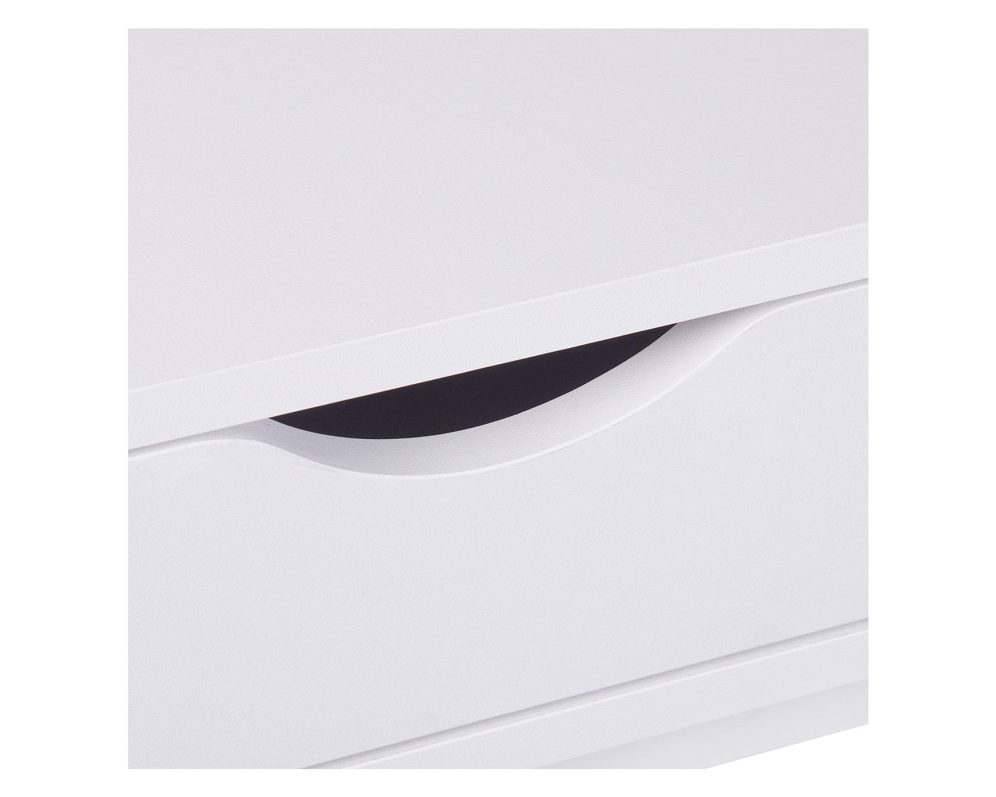 Escritorio Oregón blanco 2 cajones-4