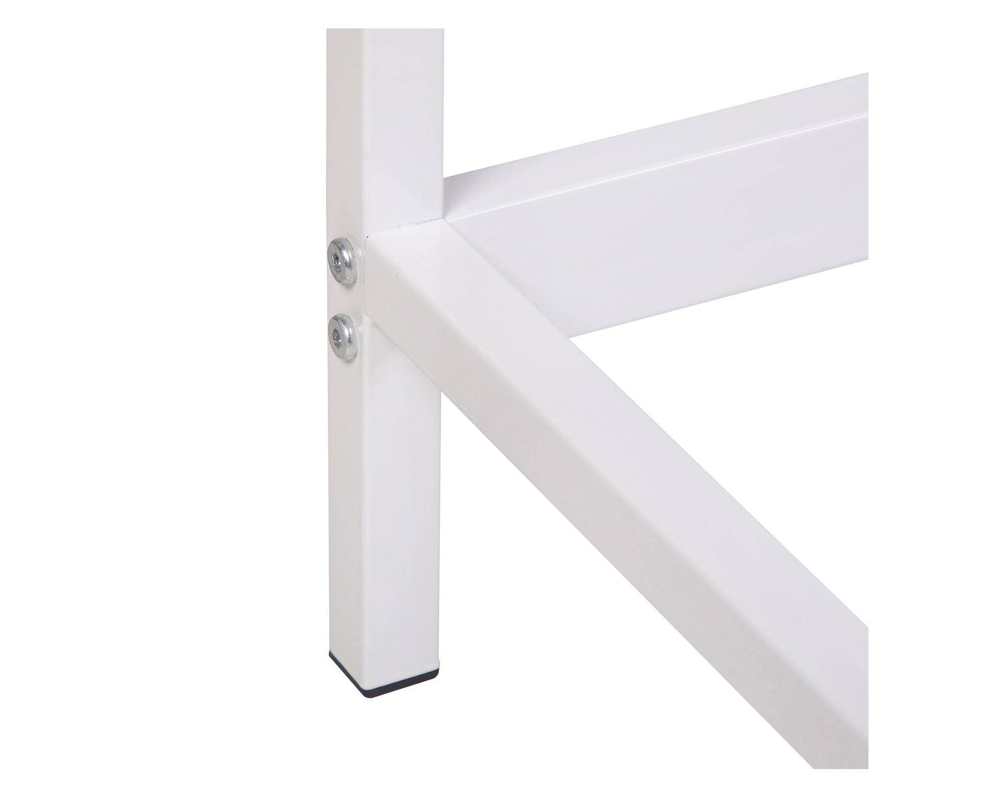 Escritorio Oregón blanco 2 cajones-5