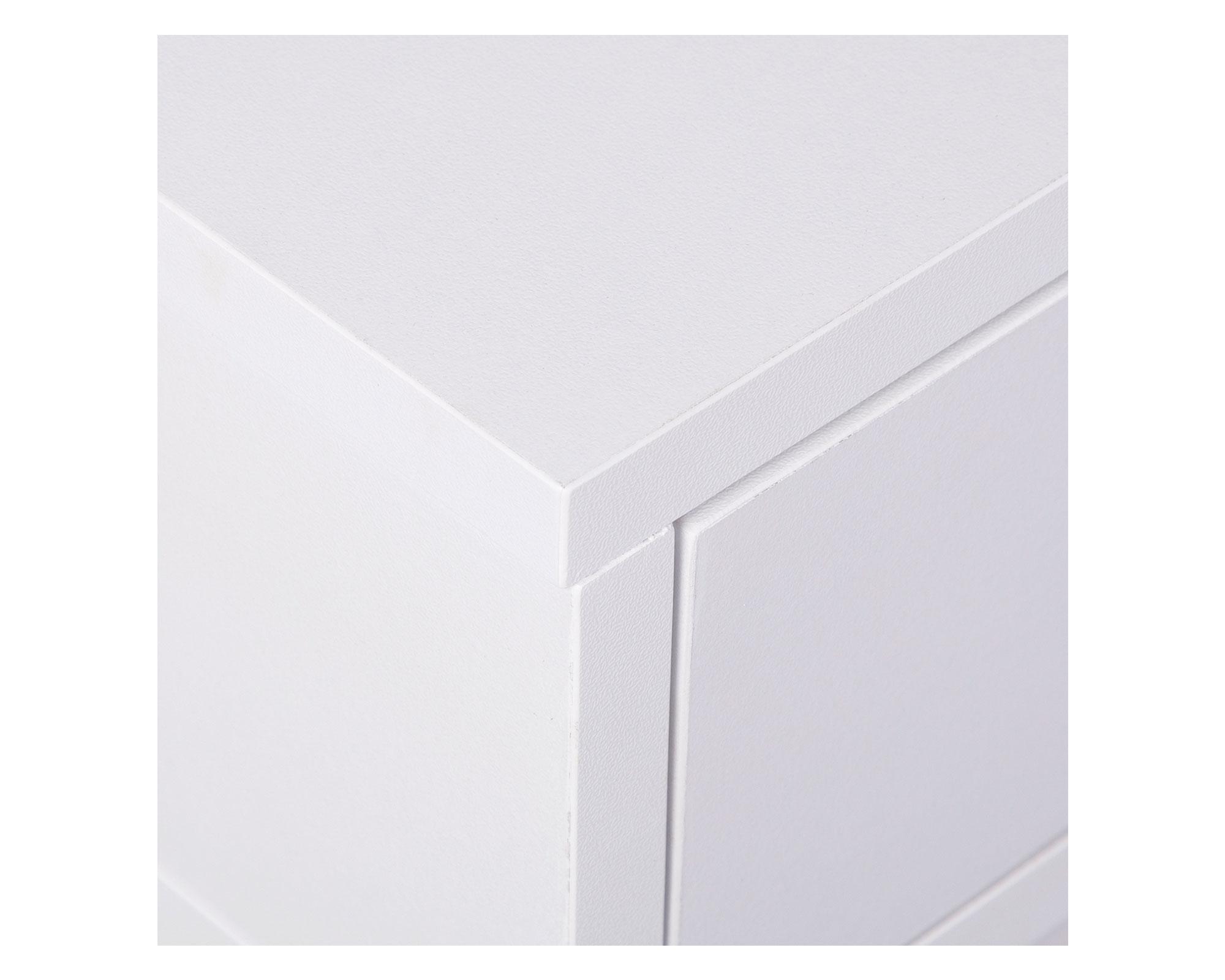 Escritorio Oregón blanco 2 cajones-3