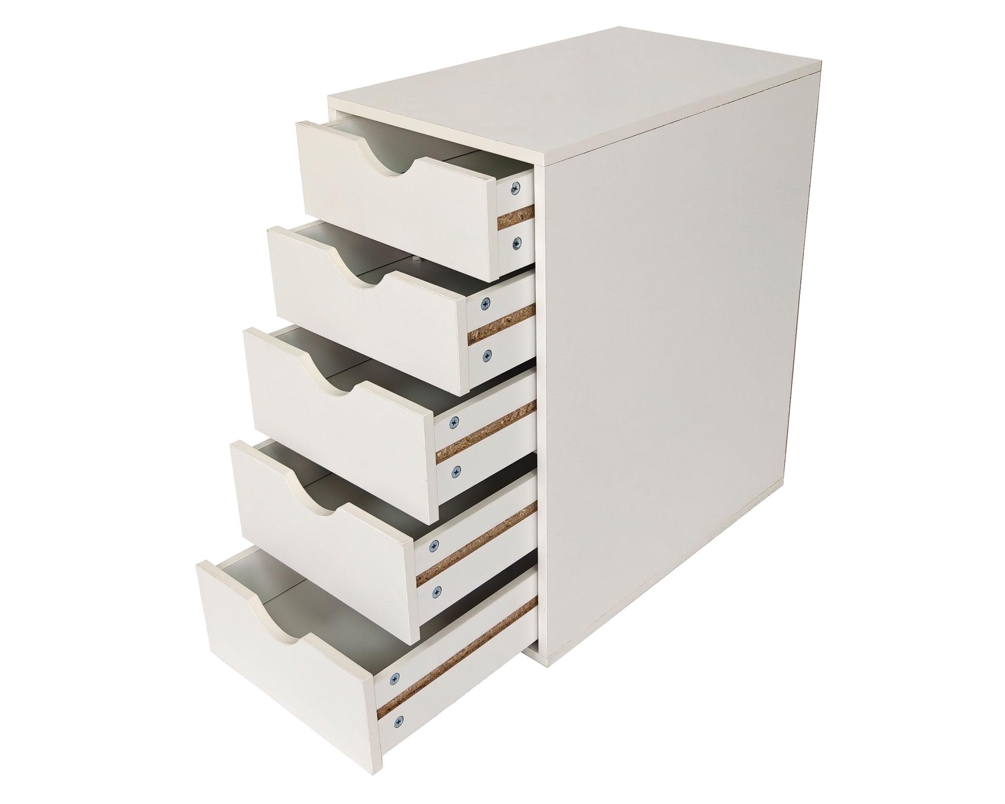 Cajonera Bill blanco 5 cajones-4