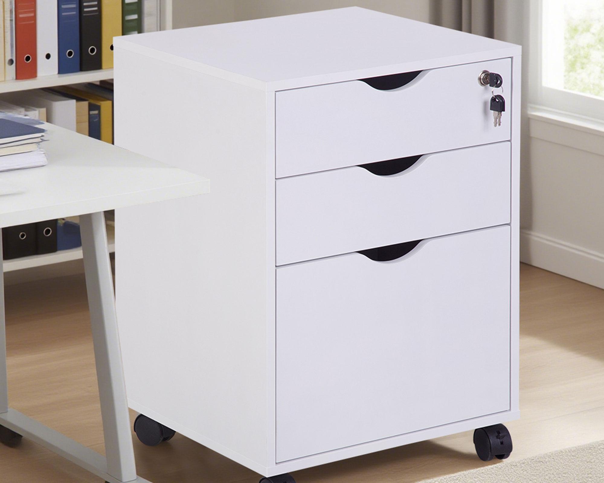 Cajonera Bill blanco 3 cajones-7