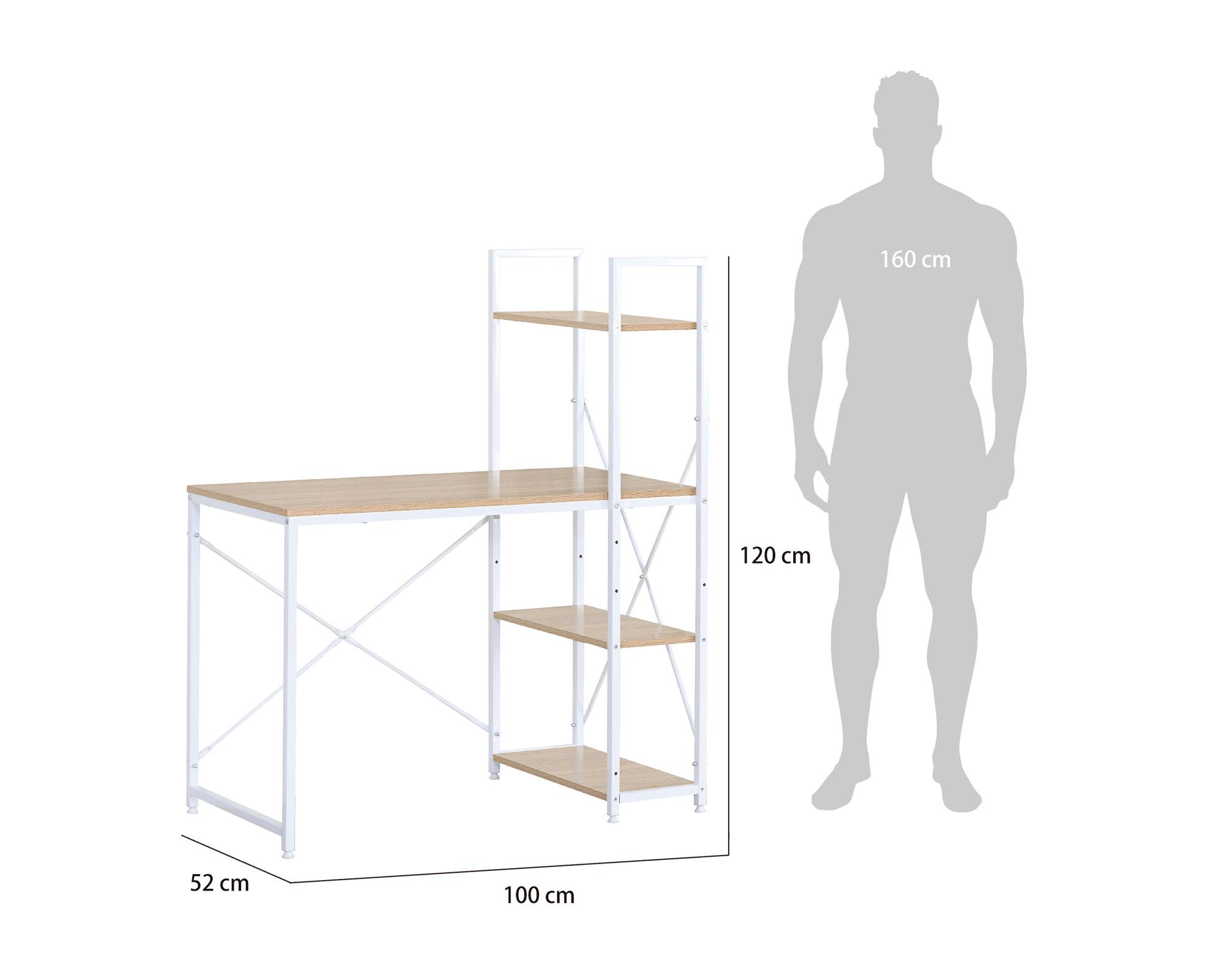 Centro trabajo Adel blanco/natural-3