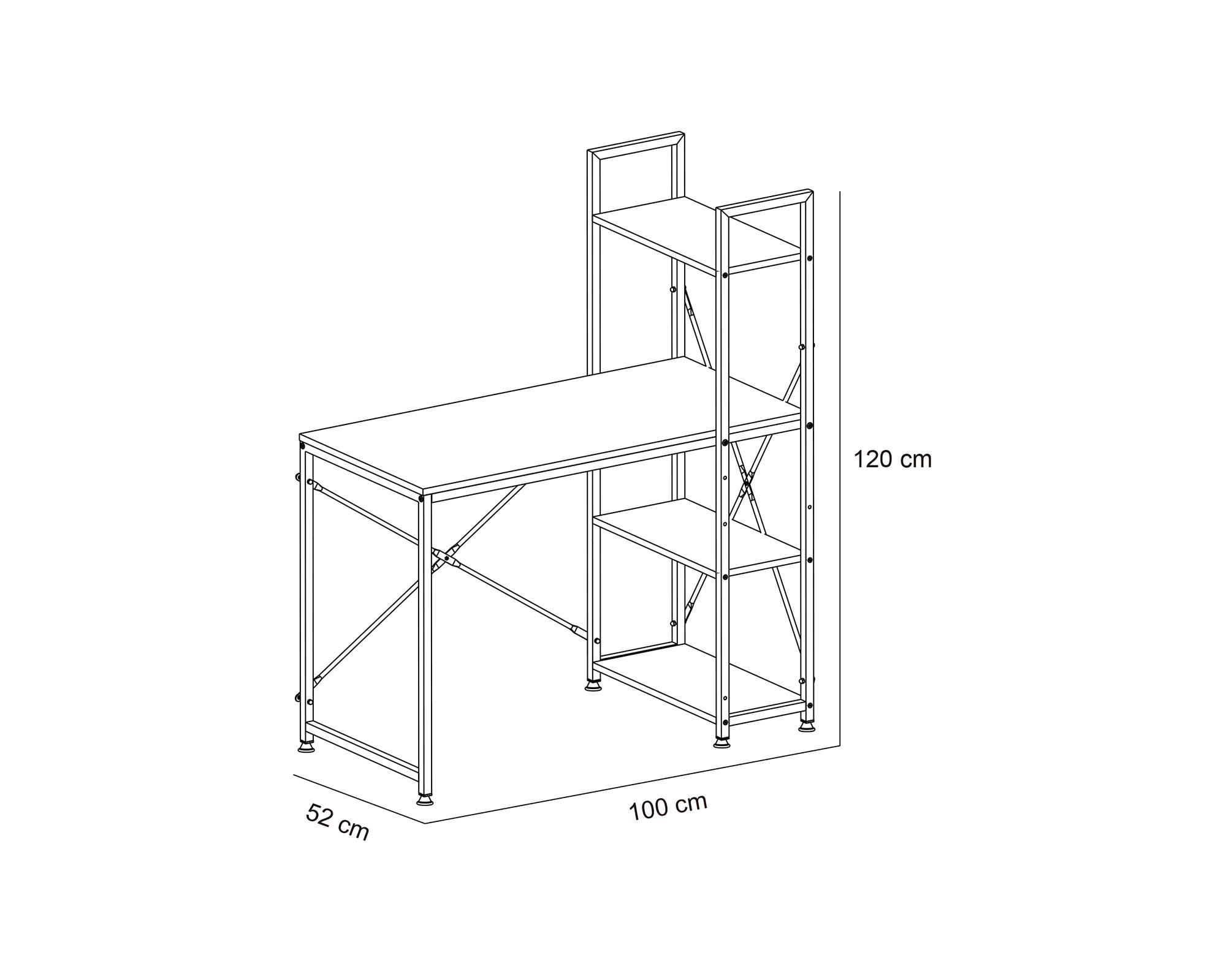 Centro trabajo Adel blanco/natural-4
