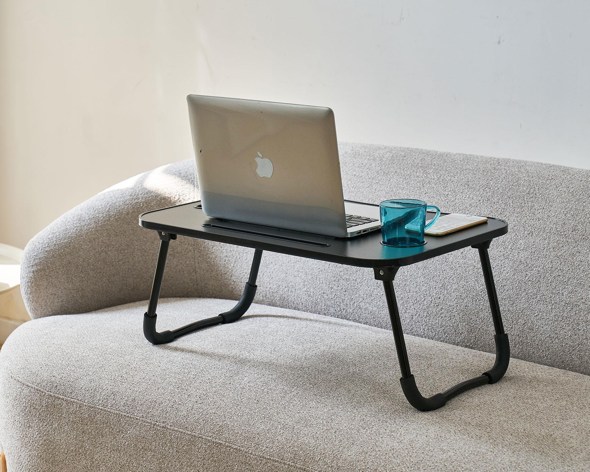 Mesa plegable grafito 27x60x40 cm-3