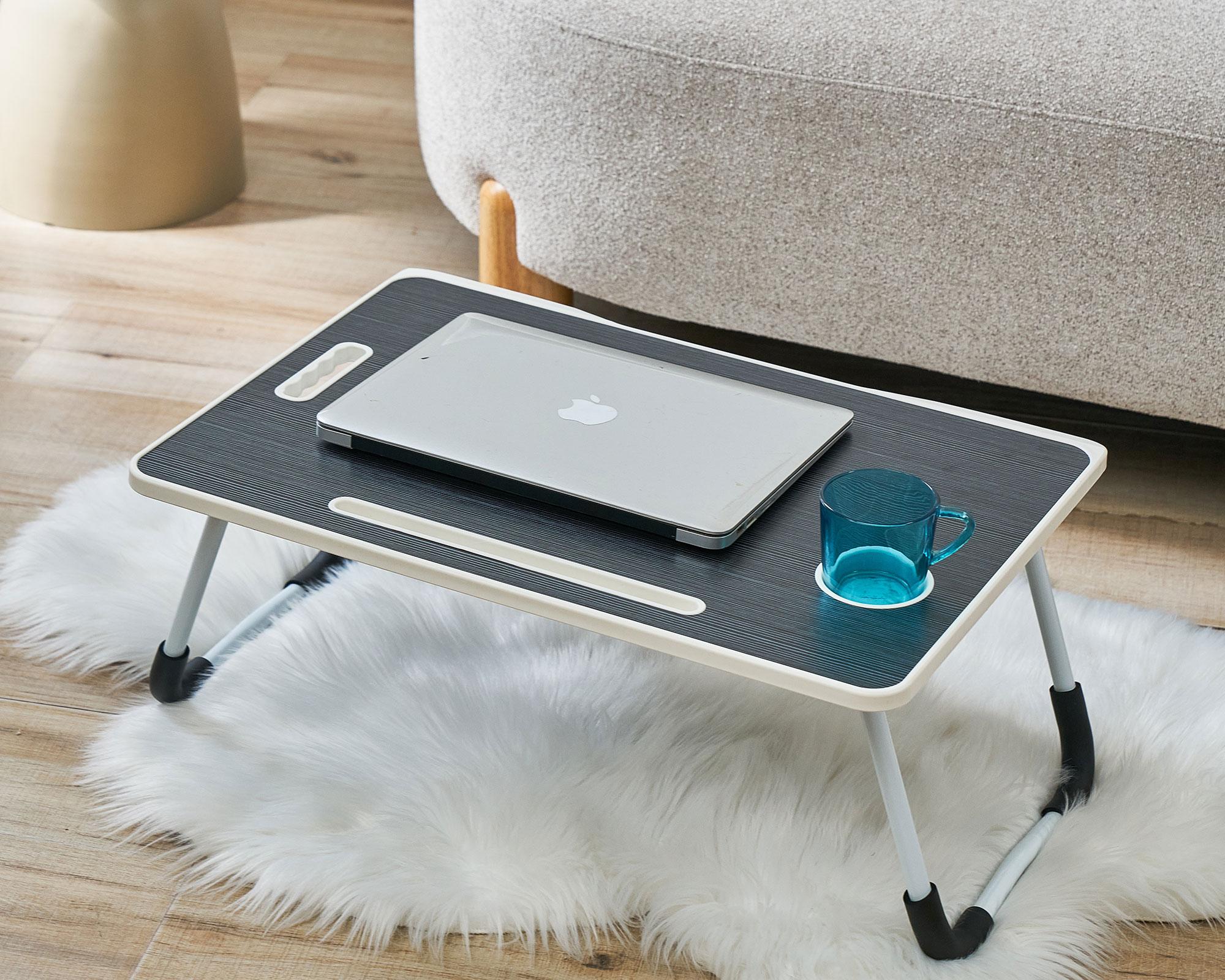 Mesa plegable gris-4