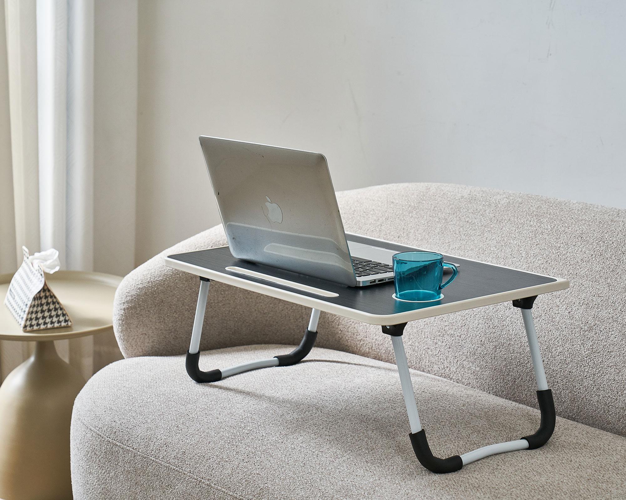 Mesa plegable gris-5