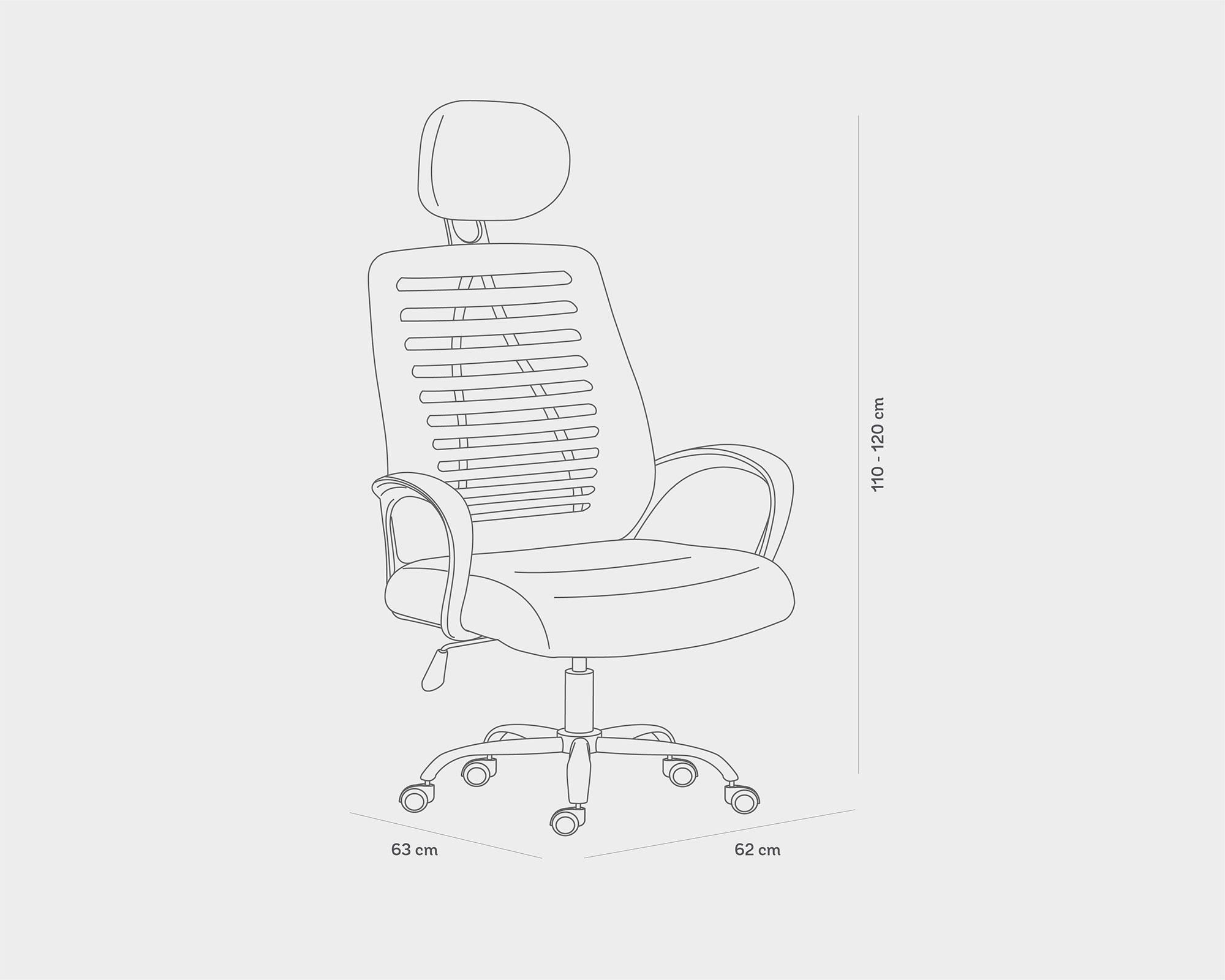 Silla ejecutiva Ulsan negro-4