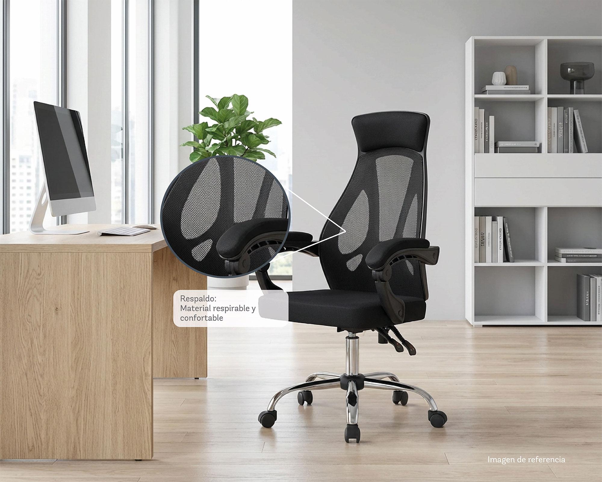 Sillón ejecutivo Umag negro-3