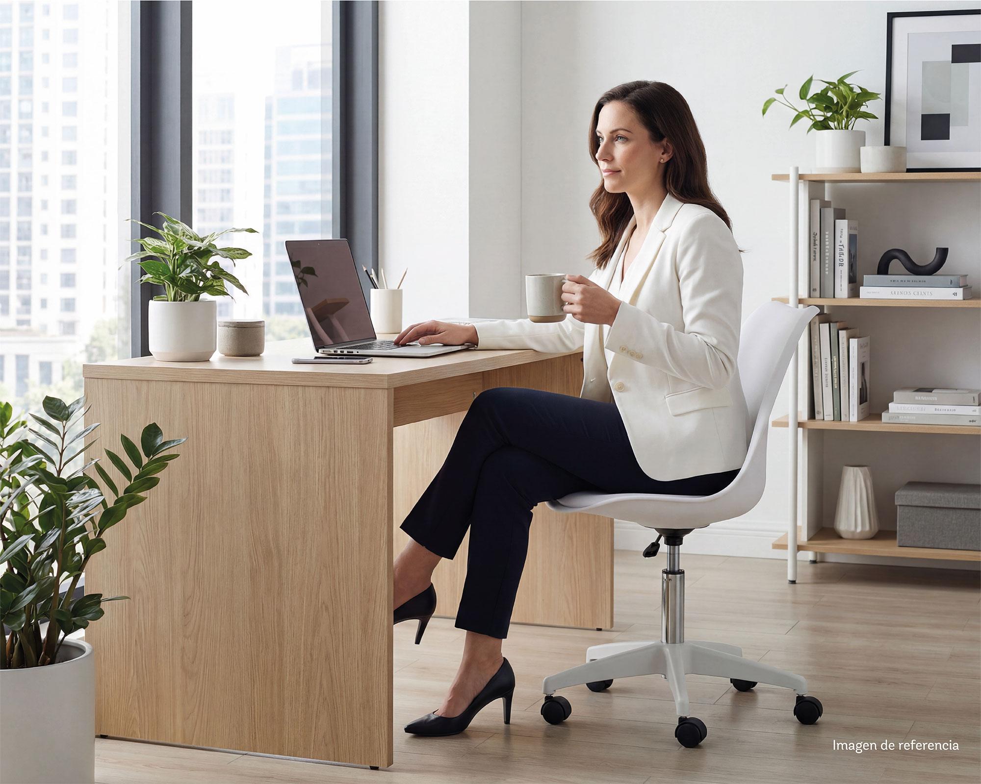 Silla PC Trend blanco-2