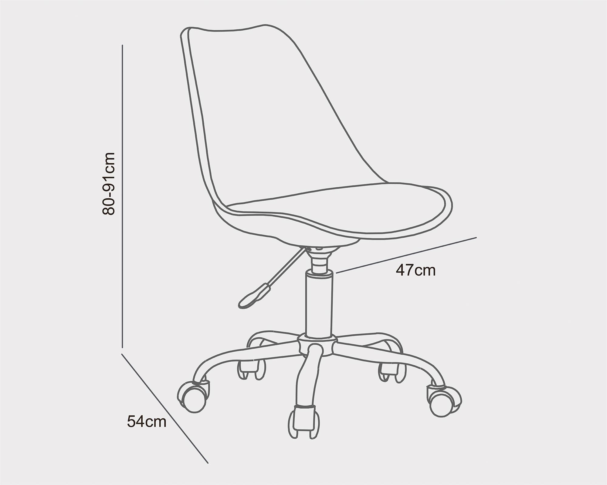 Silla PC Trend blanco-4