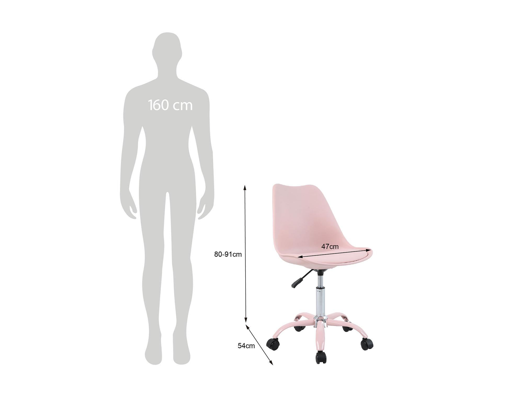 Silla PC Trend rosa-4