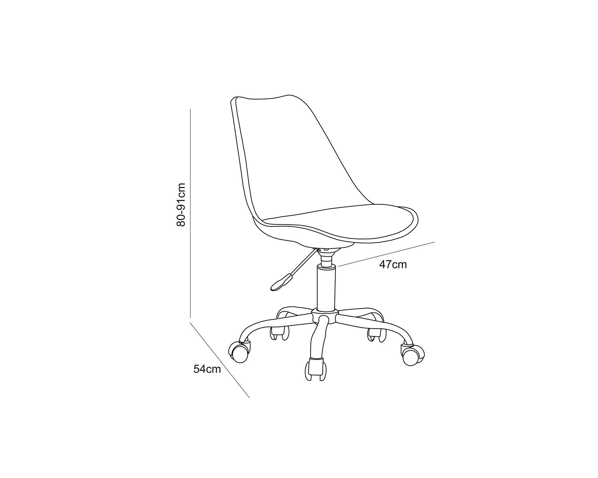 Silla PC Trend rosa-6