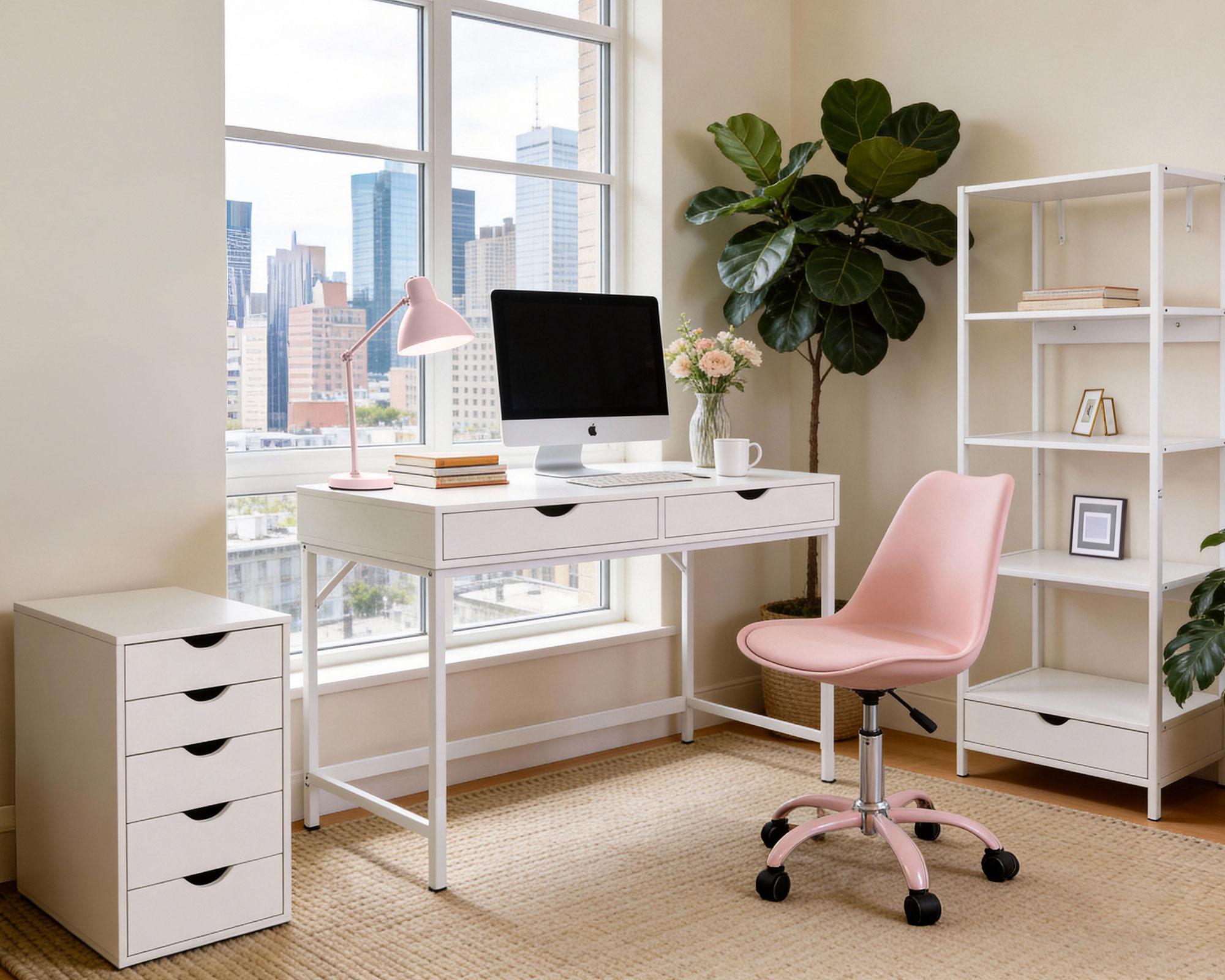 Silla PC Trend rosa-5