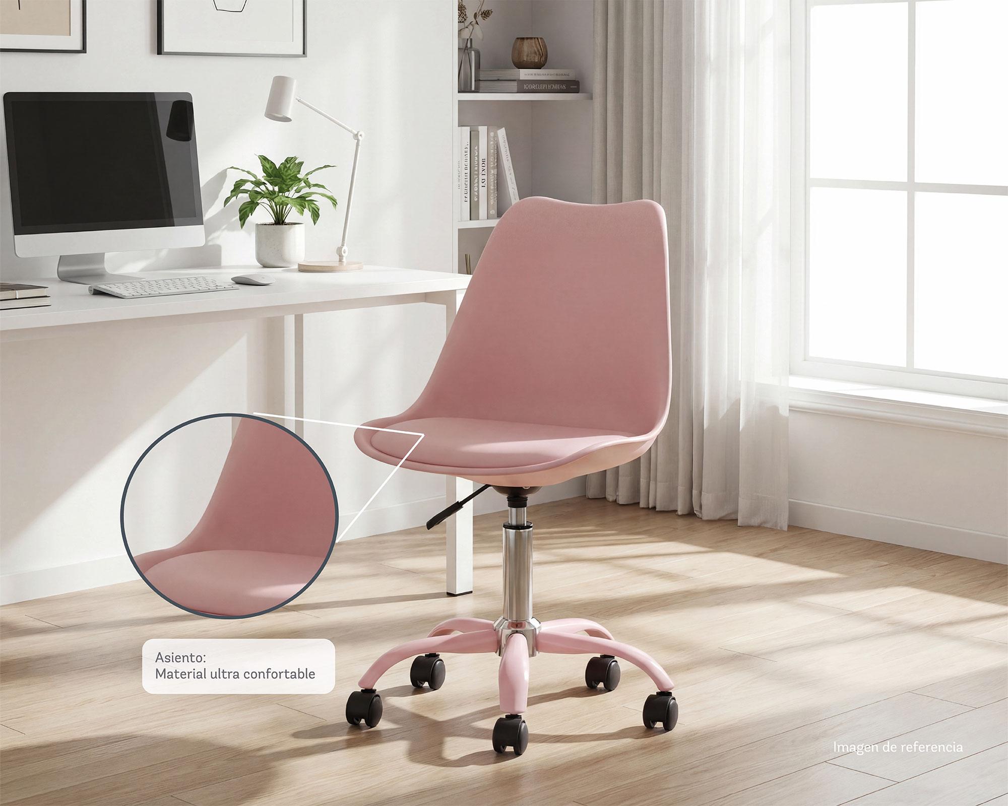 Silla PC Trend rosa-3