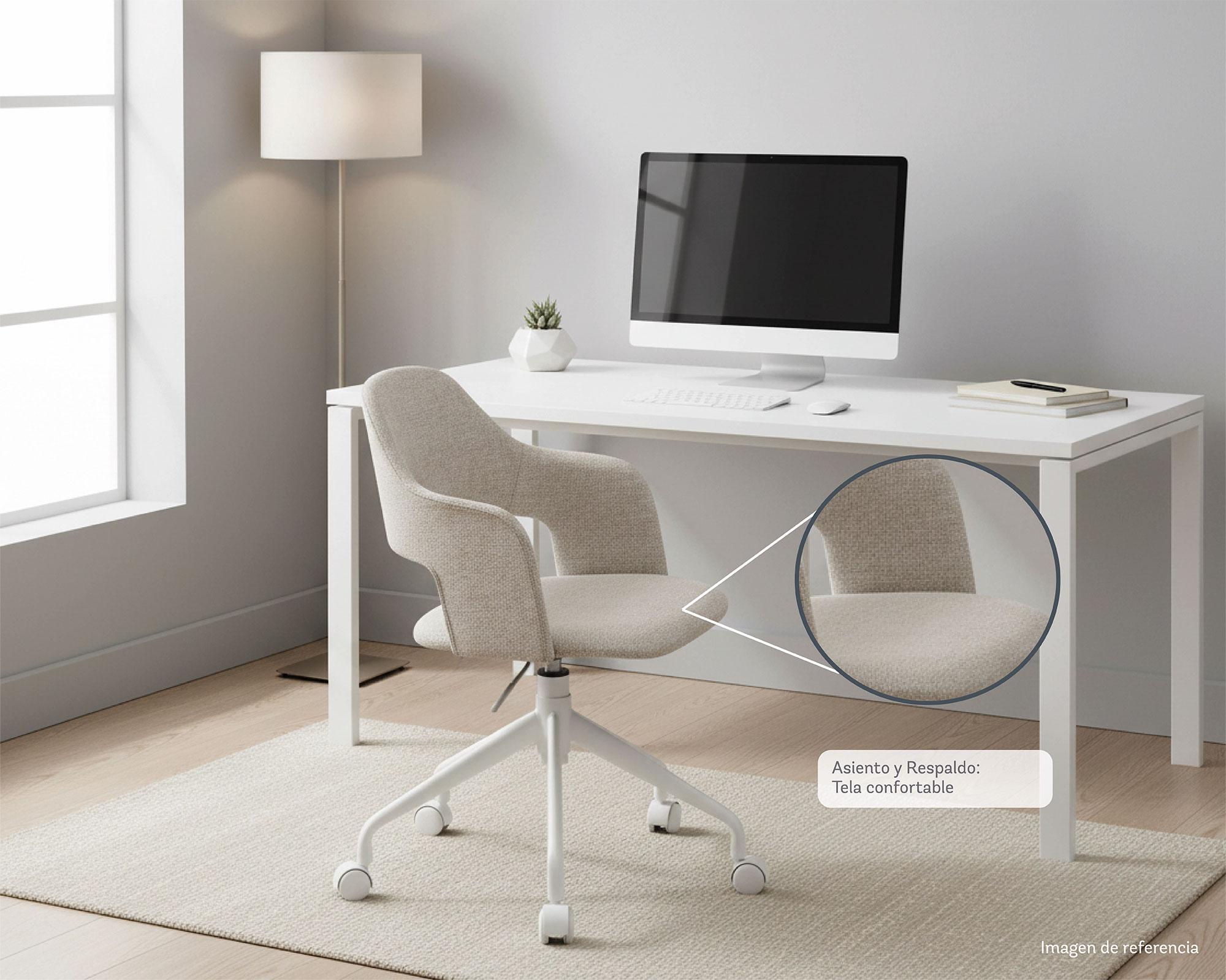 Silla PC Idalis beige-3