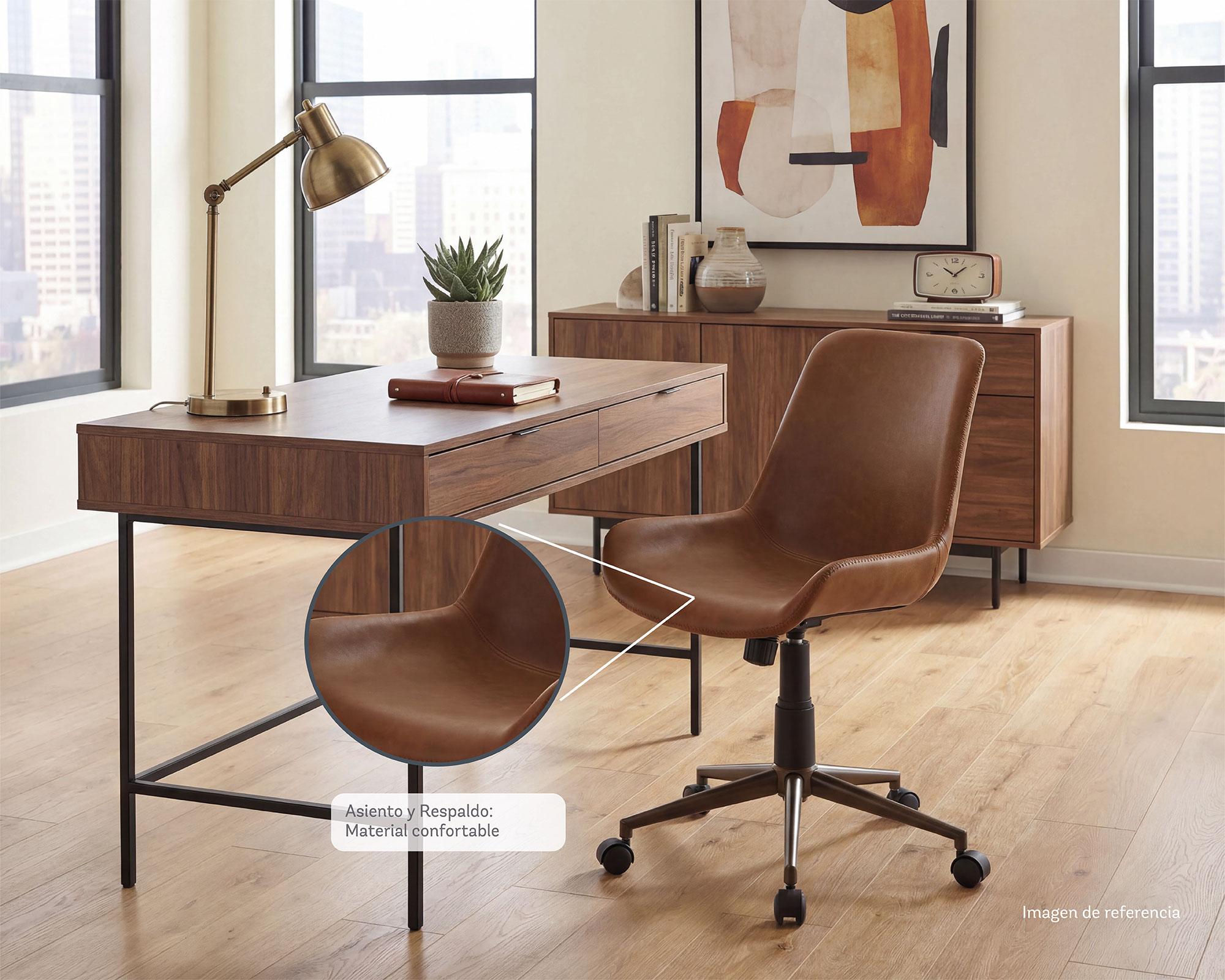 Silla PC Nut caramel-3