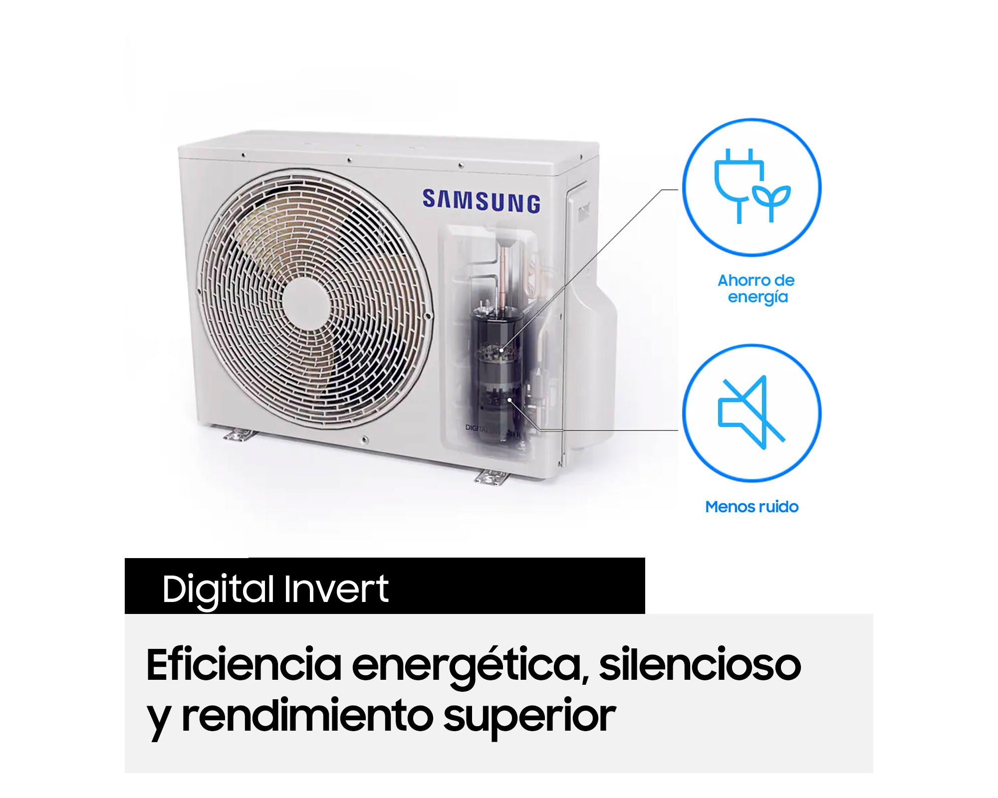 Aire acondicionado split inverter 2200W 12000 BTU frío/calor-2