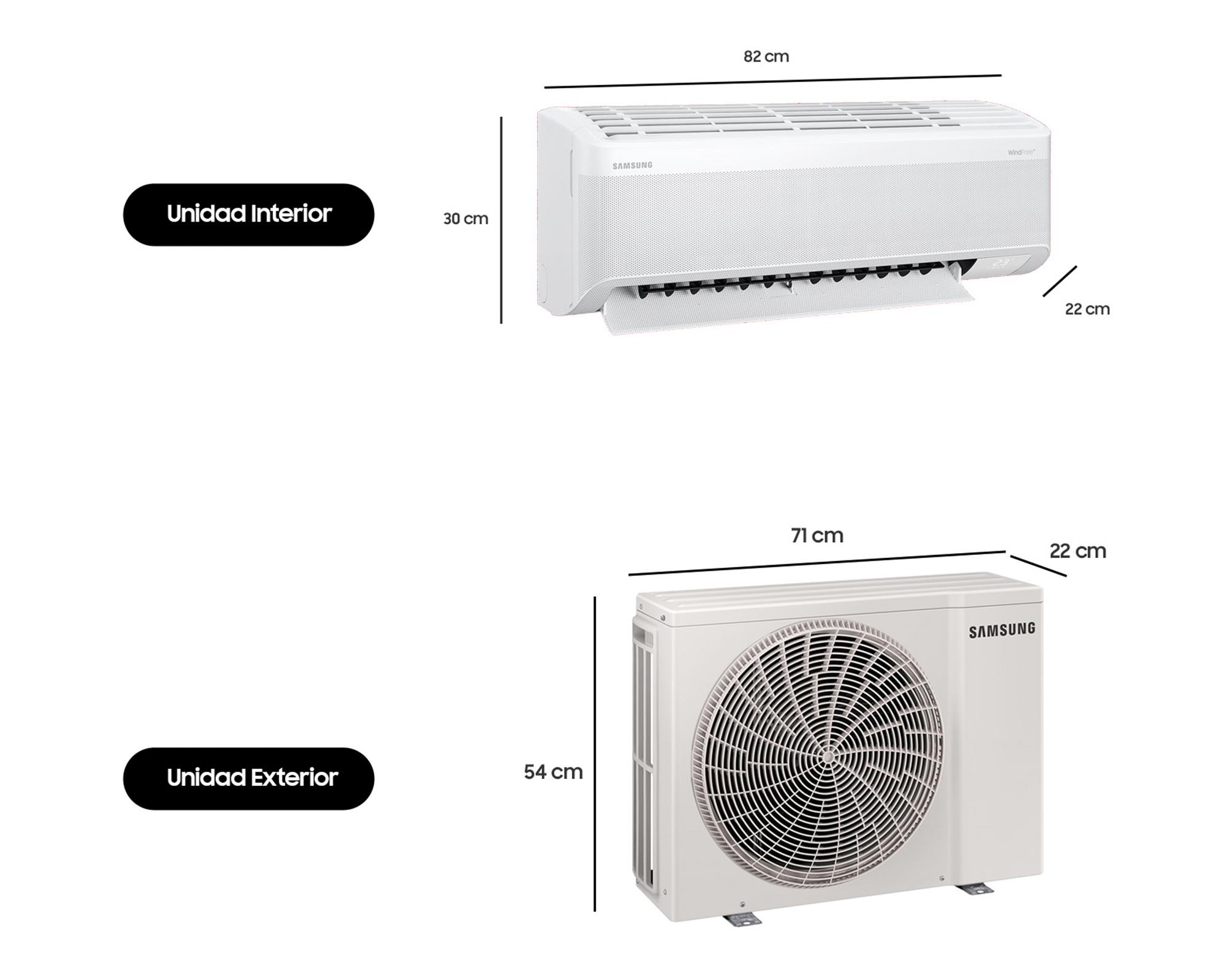 Aire acondicionado Split muro Wind Free Inverter 9000 BTU-6