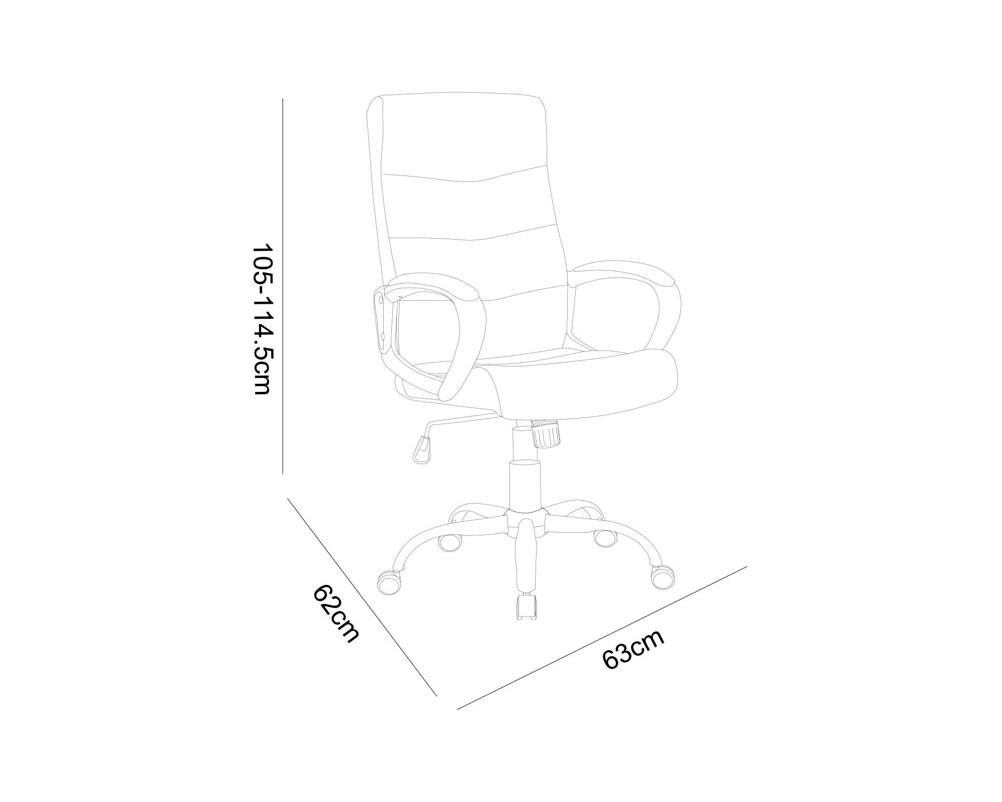 Sillón ejecuto Winnie negro-2