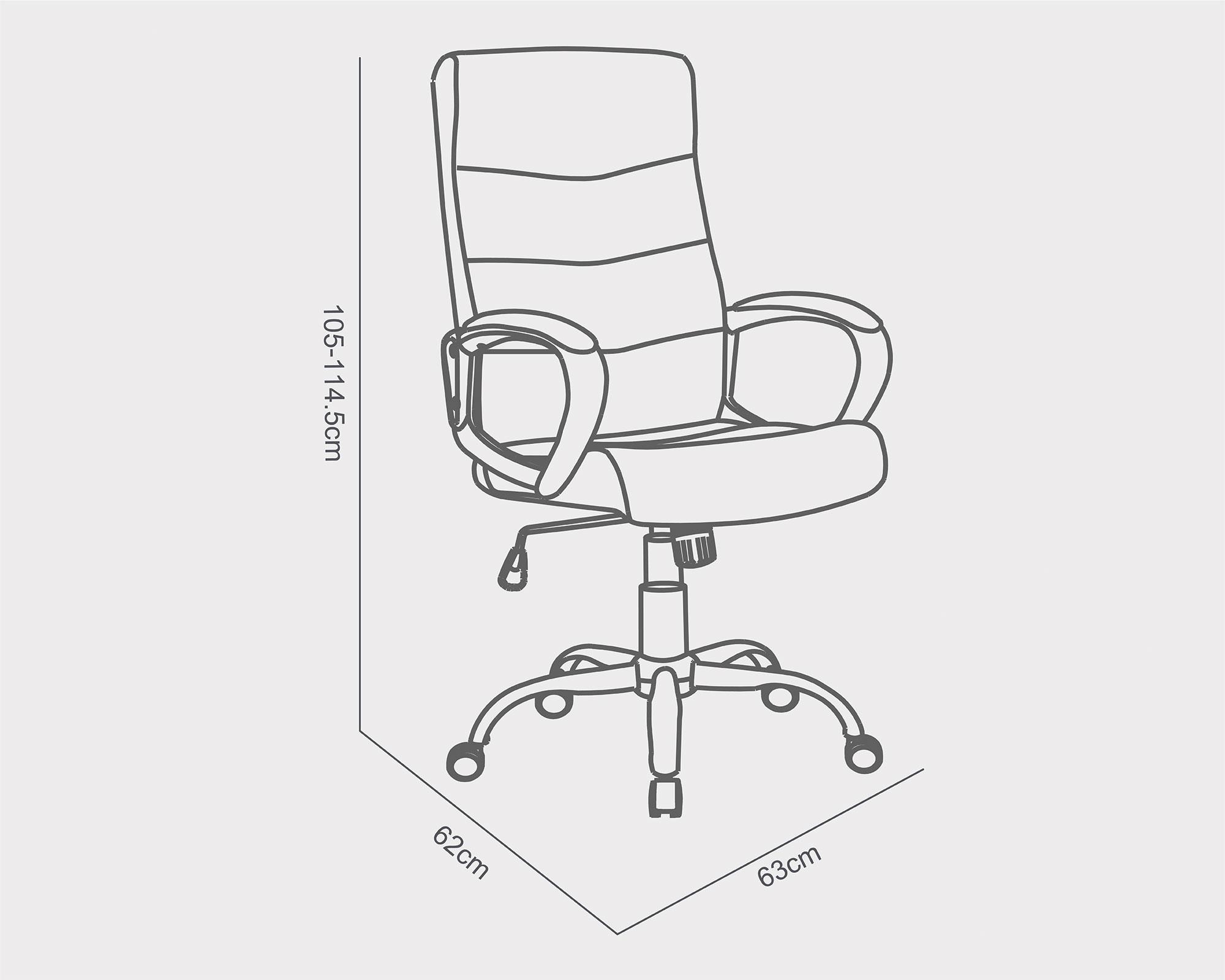 Sillón Ejecutivo Winnie Negro-4