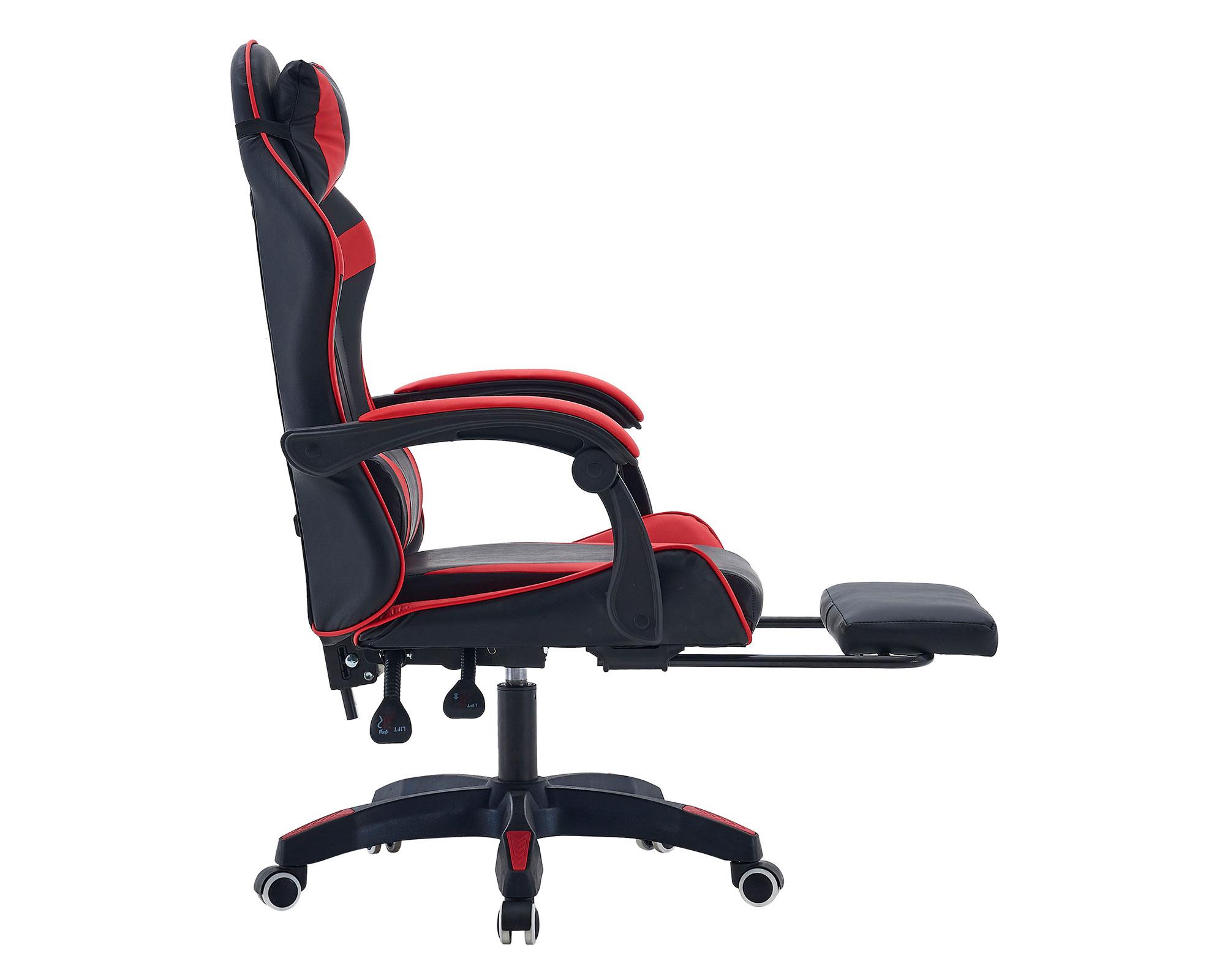 Silla gamer Julian negro/rojo-2