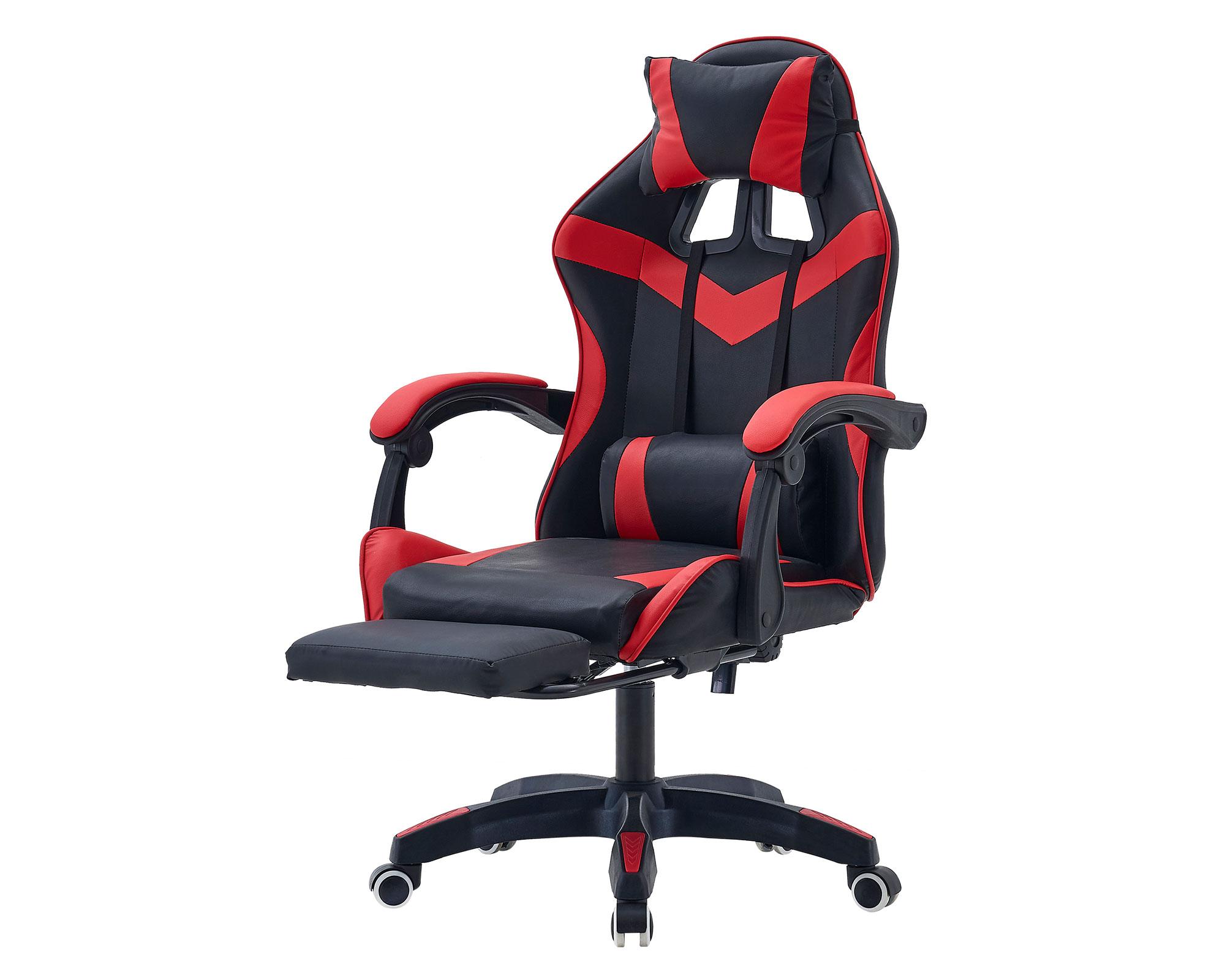 Silla gamer Julian negro/rojo-3