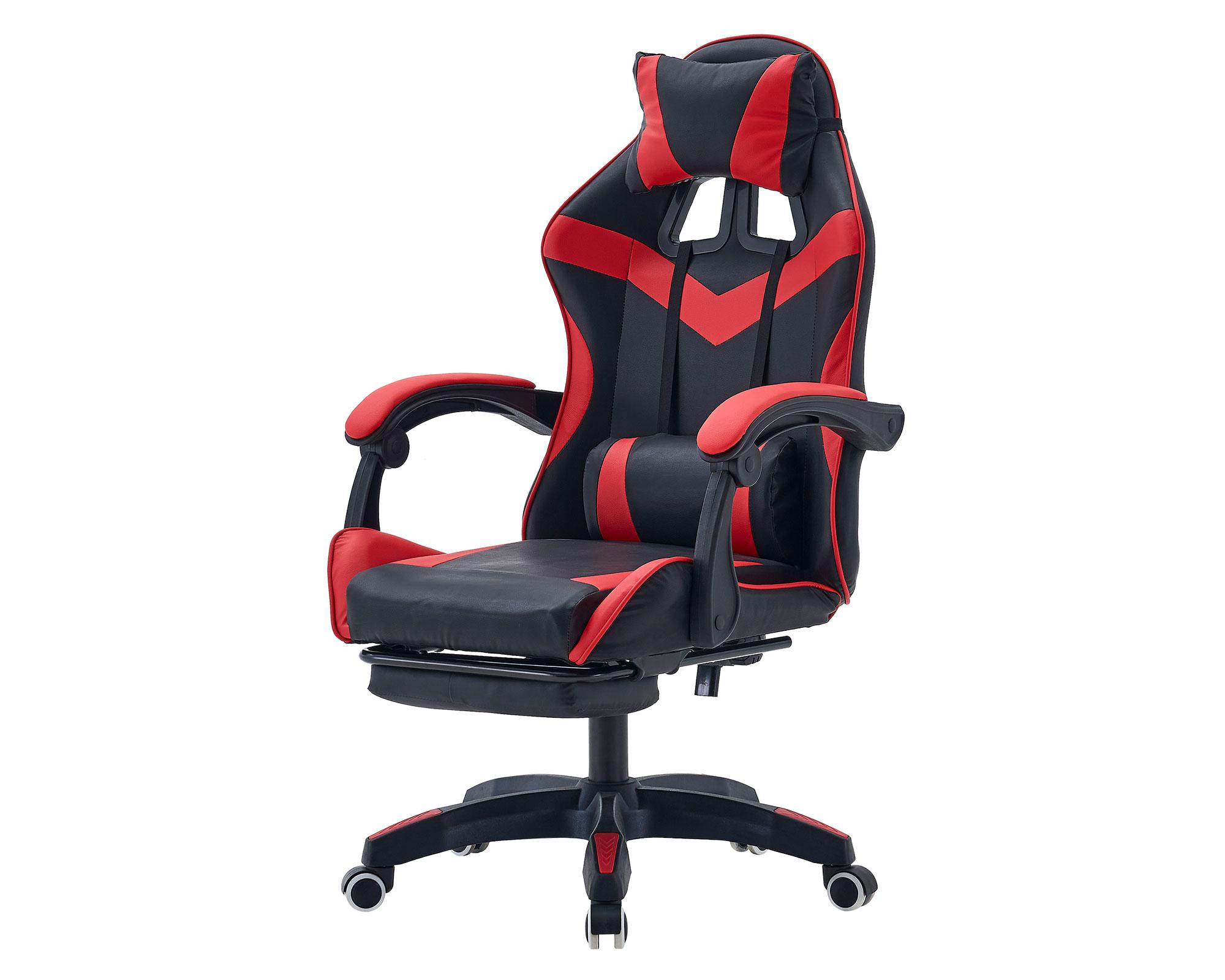 Silla gamer Julian negro/rojo-5