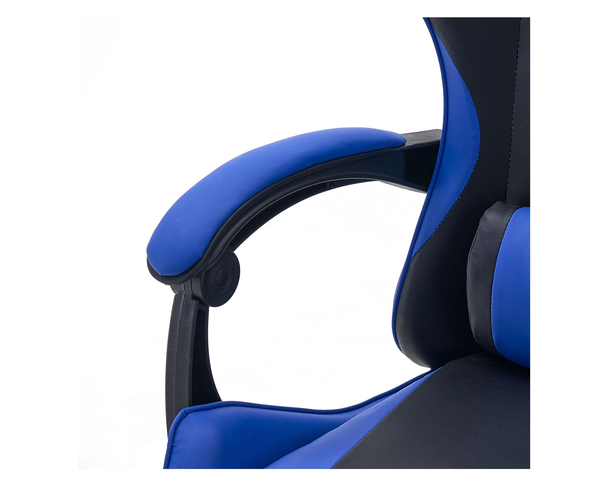 Silla gamer Julian negro/azul-11